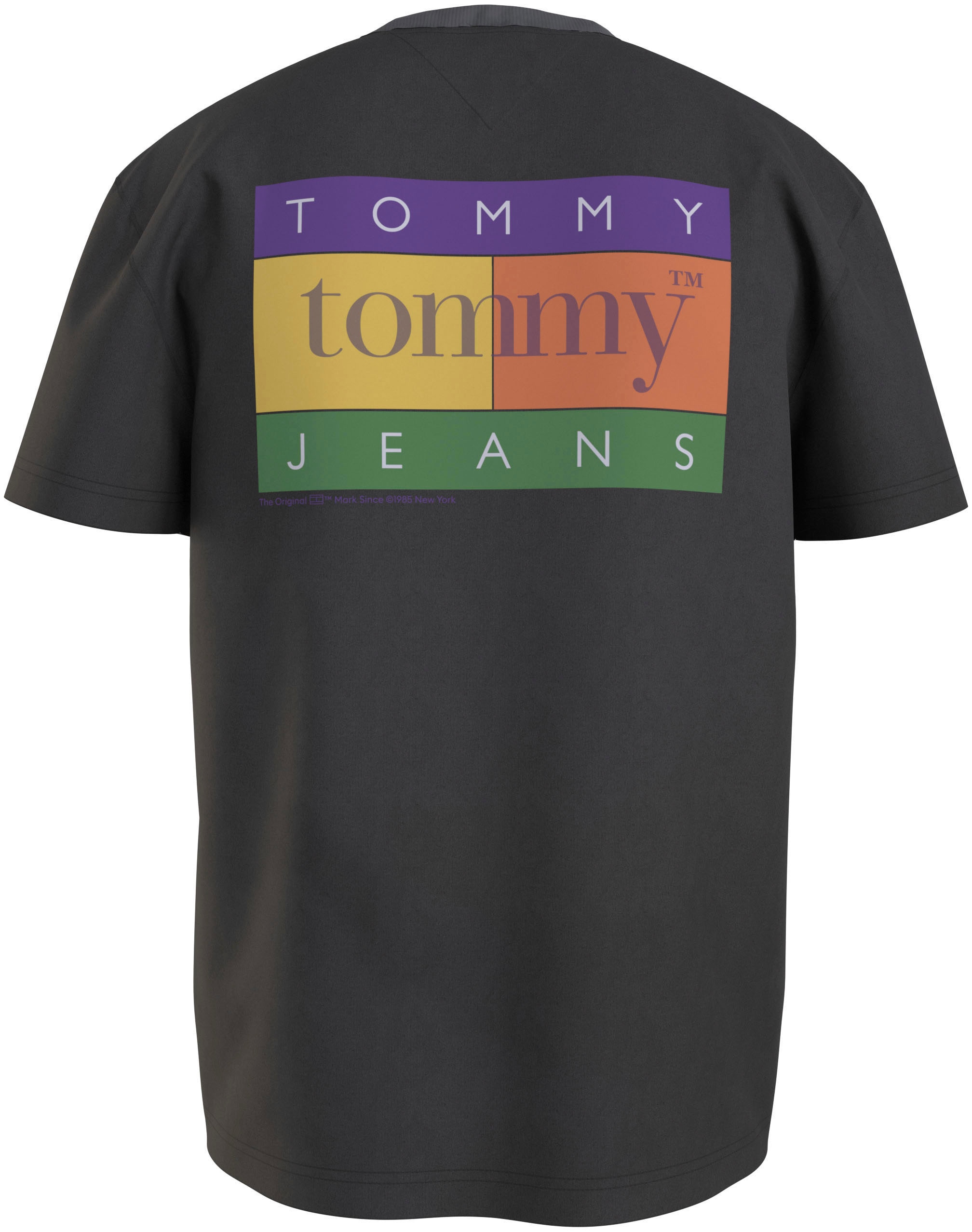 Tommy Jeans T-Shirt »TJM REG SUMMER FLAG TEE EXT«, Mehrfarbiger Rückenprint