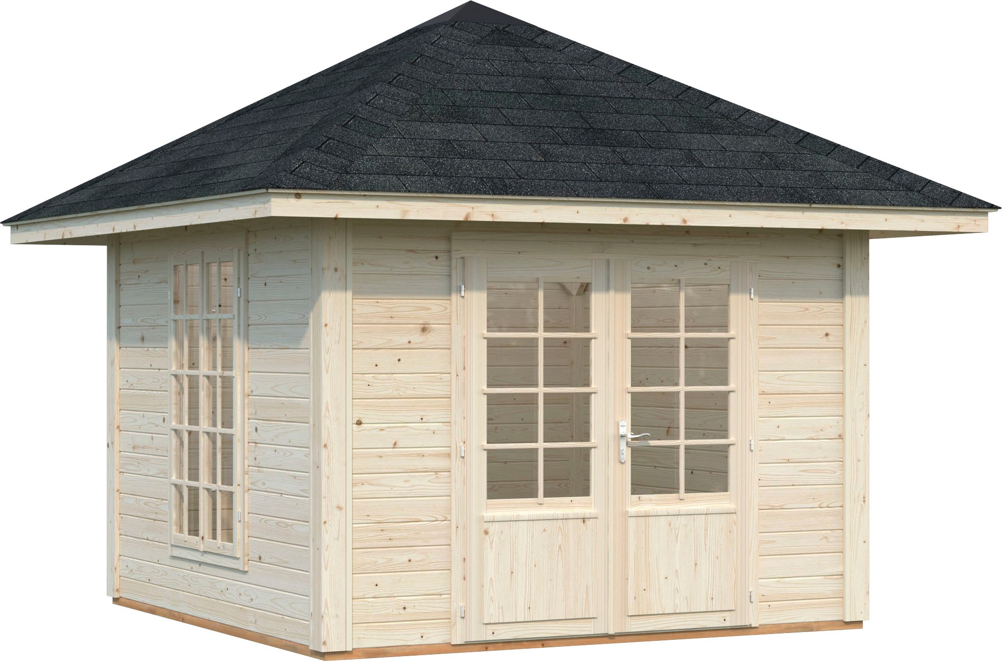 Holzpavillon »Bianca 8,3 m² Set 5«, BxTxH: 300x300x323 cm