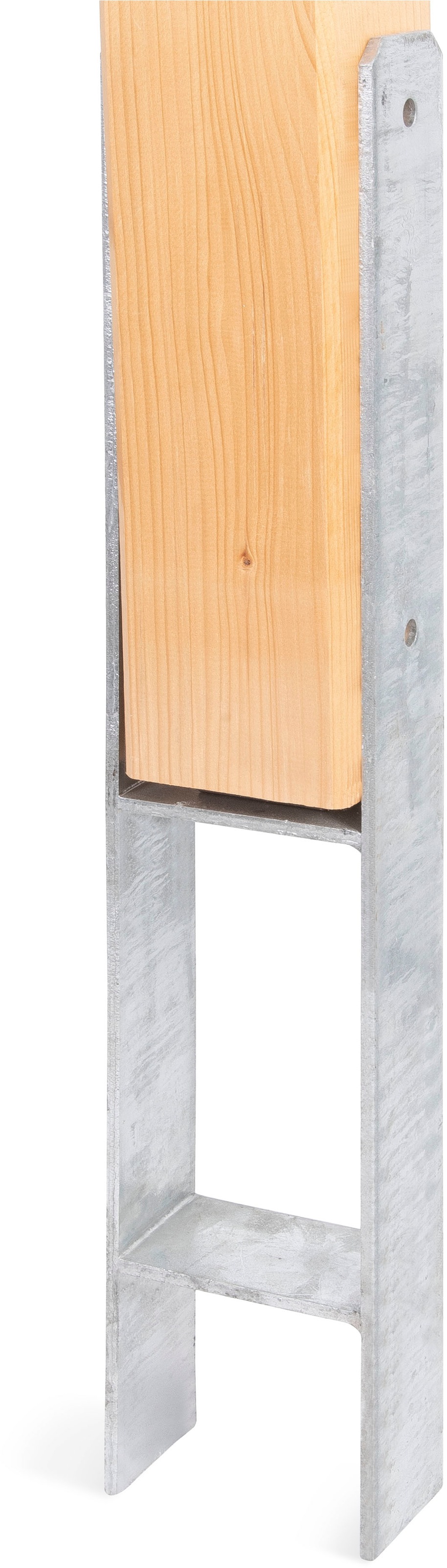 Alberts H-Pfostenanker, Materialstärke 6 mm, lichte Breite 95 mm, Höhe 600 mm