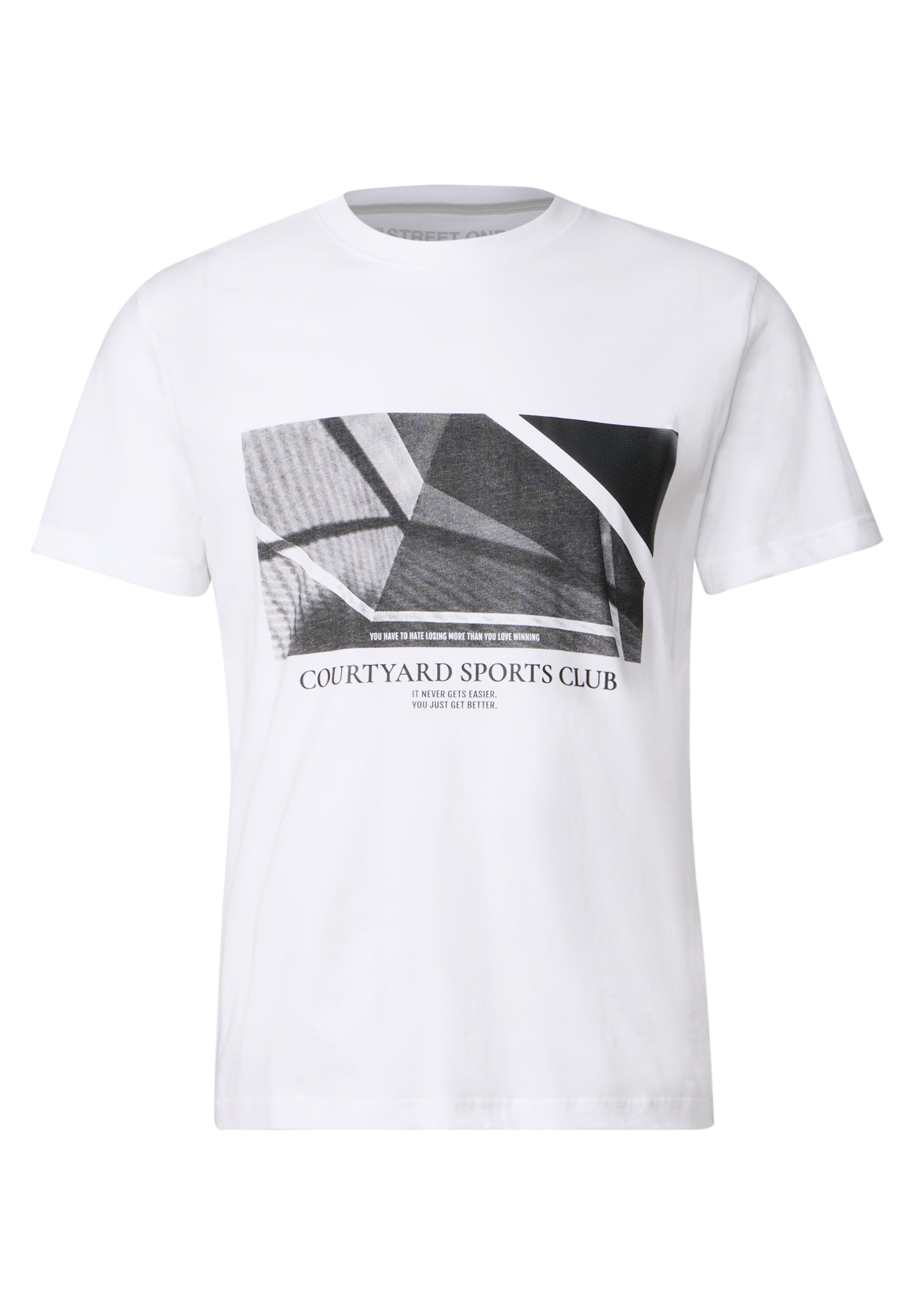 STREET ONE MEN T-Shirt, aus reiner Baumwolle
