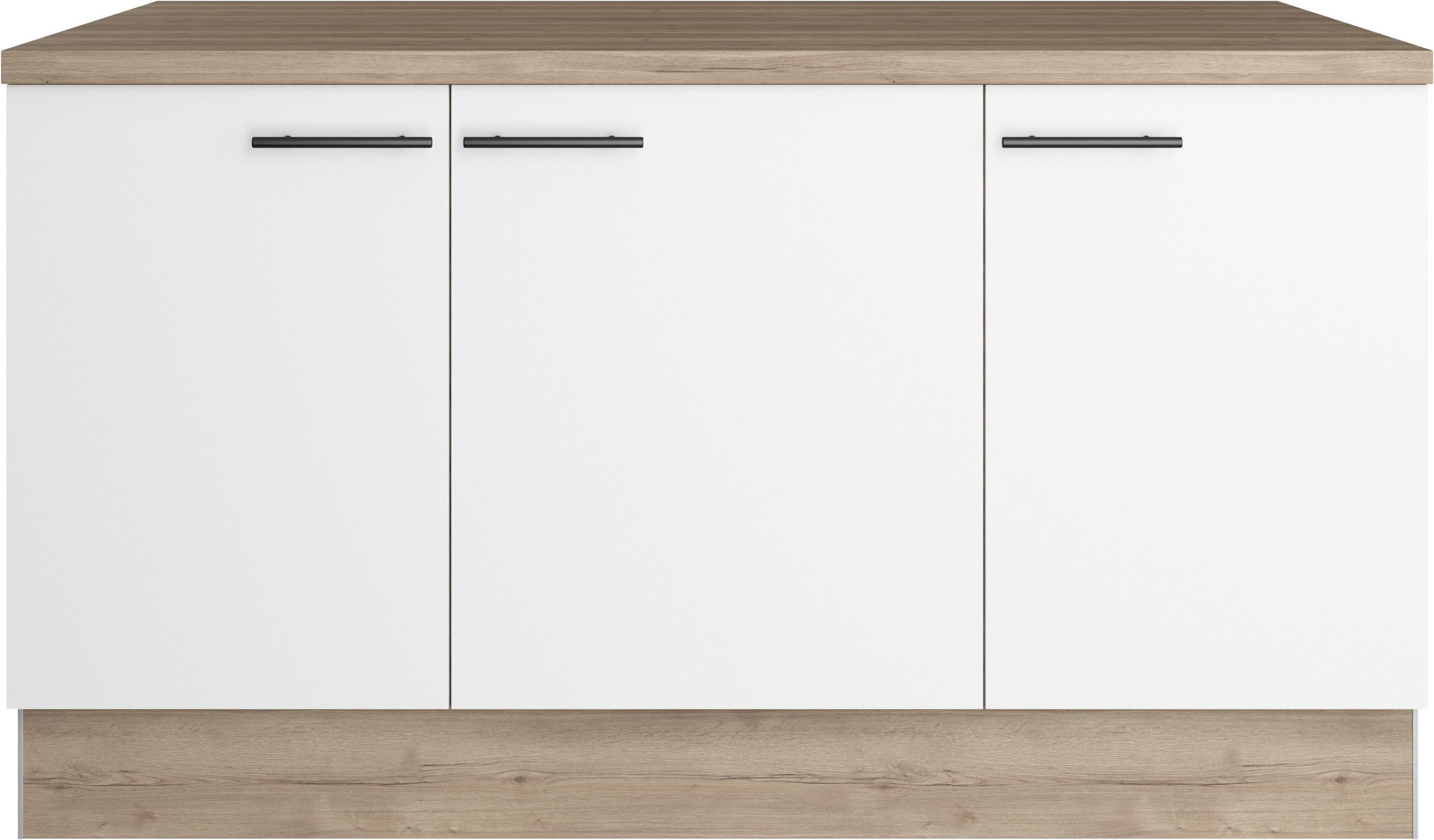 OPTIFIT Kücheninsel »Fiona« Breite 161 cm, Soft-Close, höhenverstellbare Füße, Metallgriffe