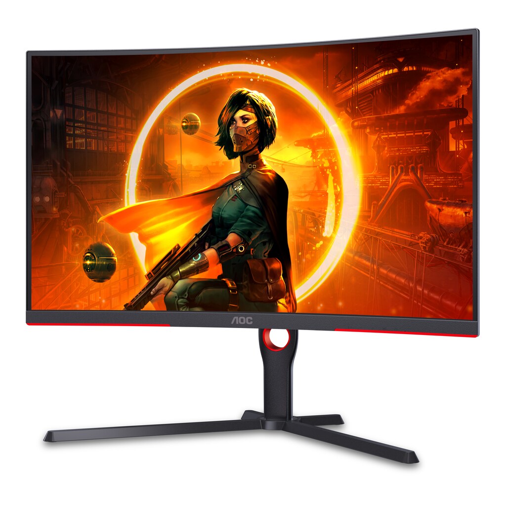 AOC Curved-Gaming-Monitor »C27G3U/BK«, 68,6 cm/27 Zoll, 1920 x 1080 px, Full HD, 1 ms Reaktionszeit, 165 Hz