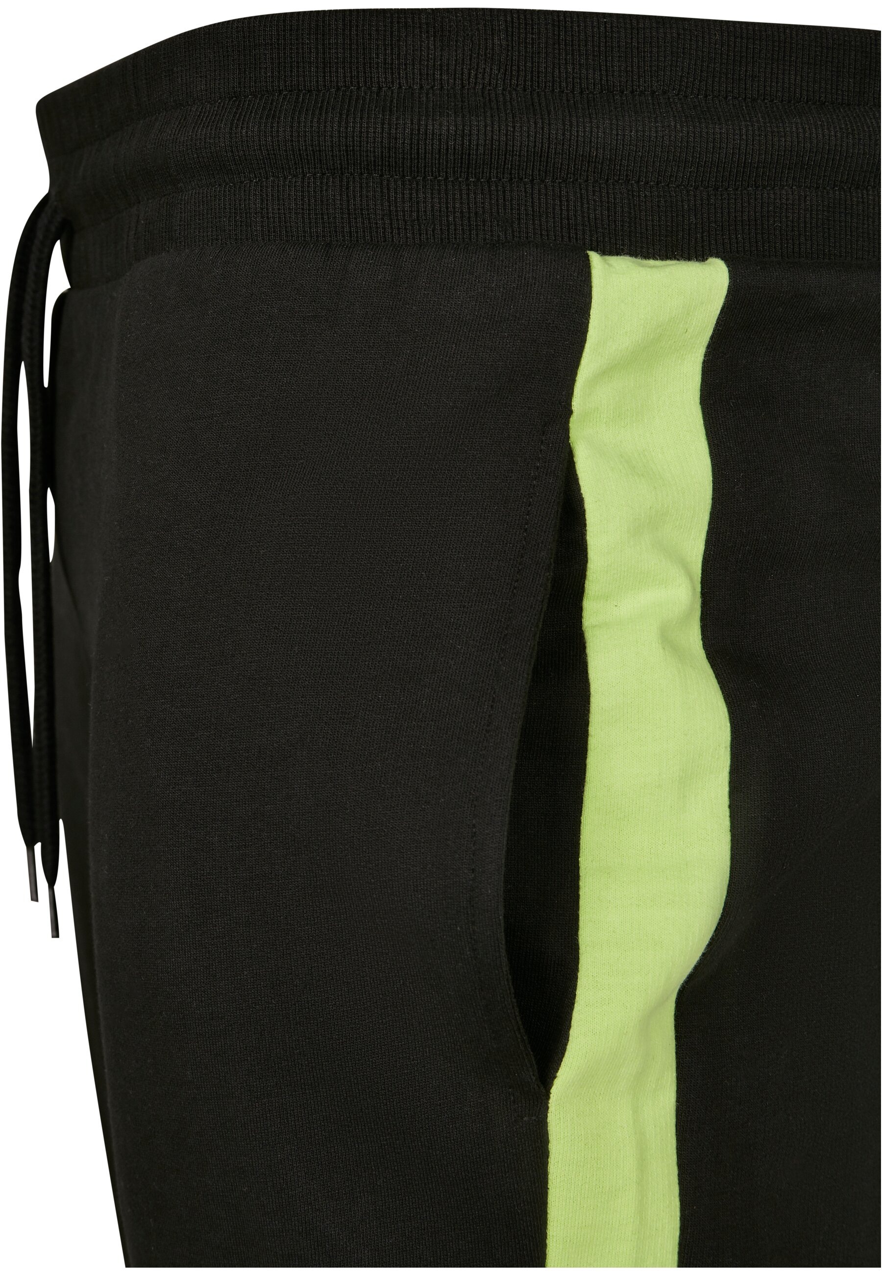 URBAN CLASSICS Stoffhose »Urban Classics Herren Neon Striped Sweatpants«, (1 tlg.)