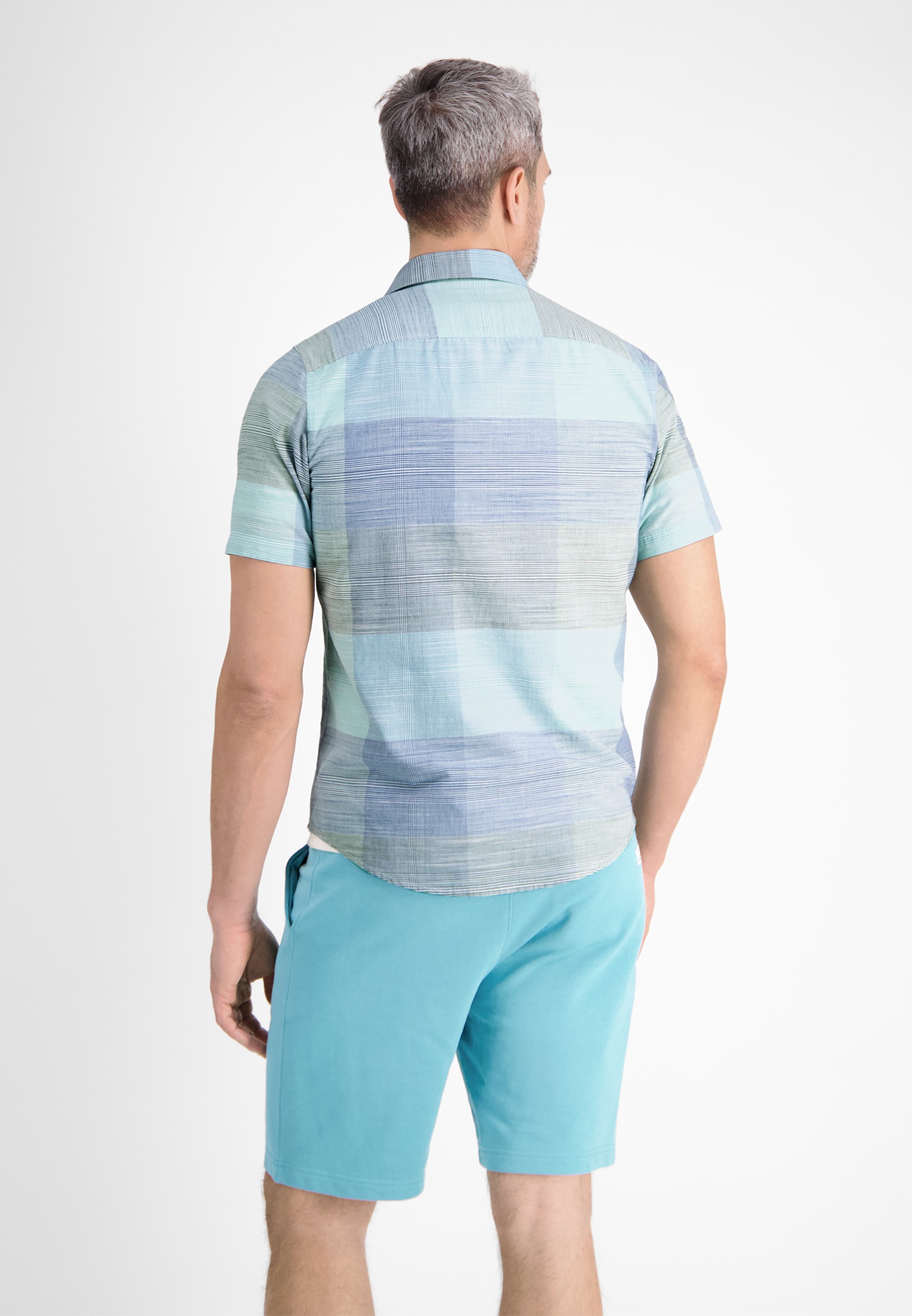 LERROS Kurzarmhemd "Kurzarmhemd *Slub Karo*" günstig online kaufen