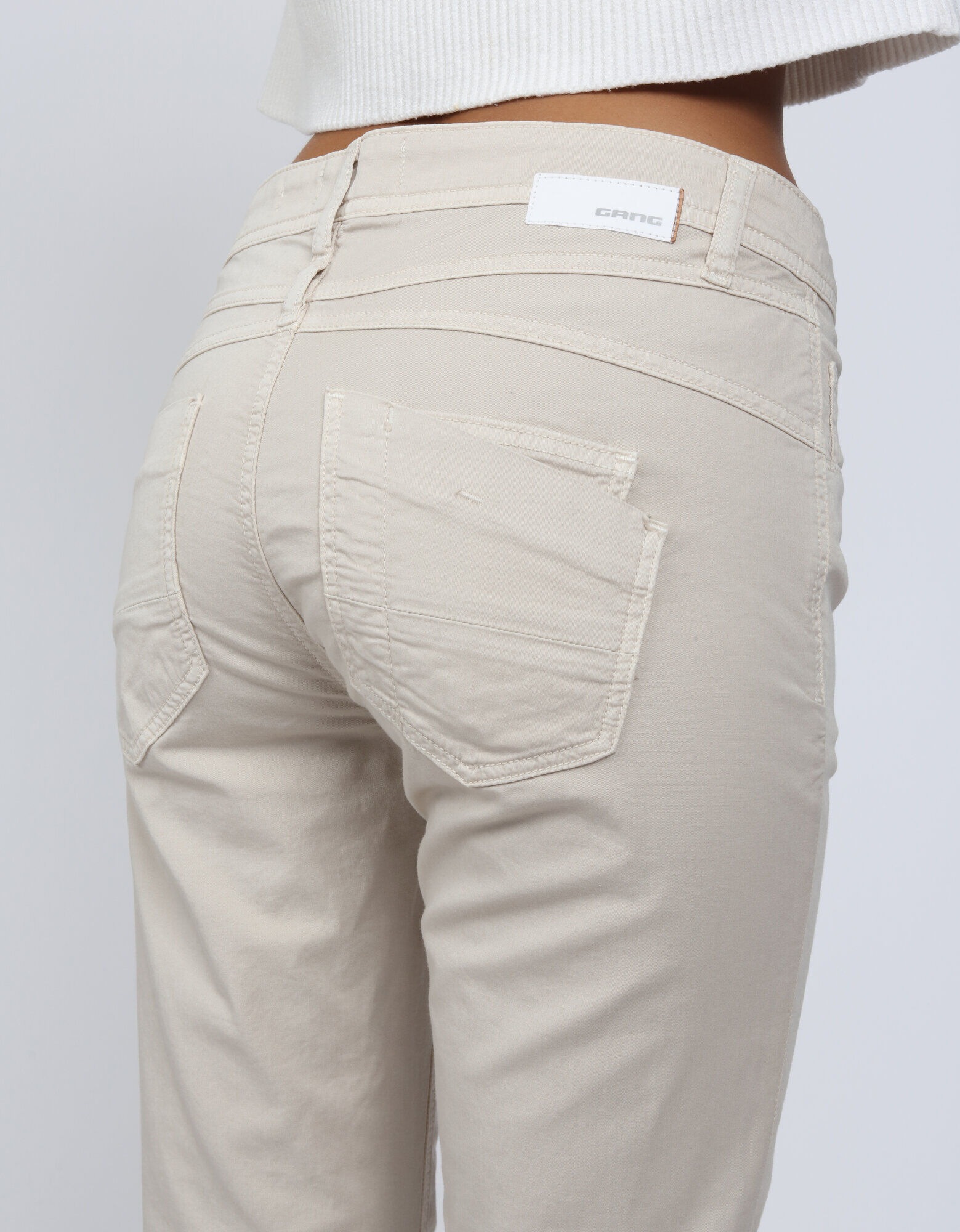 GANG Stoffhose »94AMELIE CROPPED«  im 5-Pocket-Style