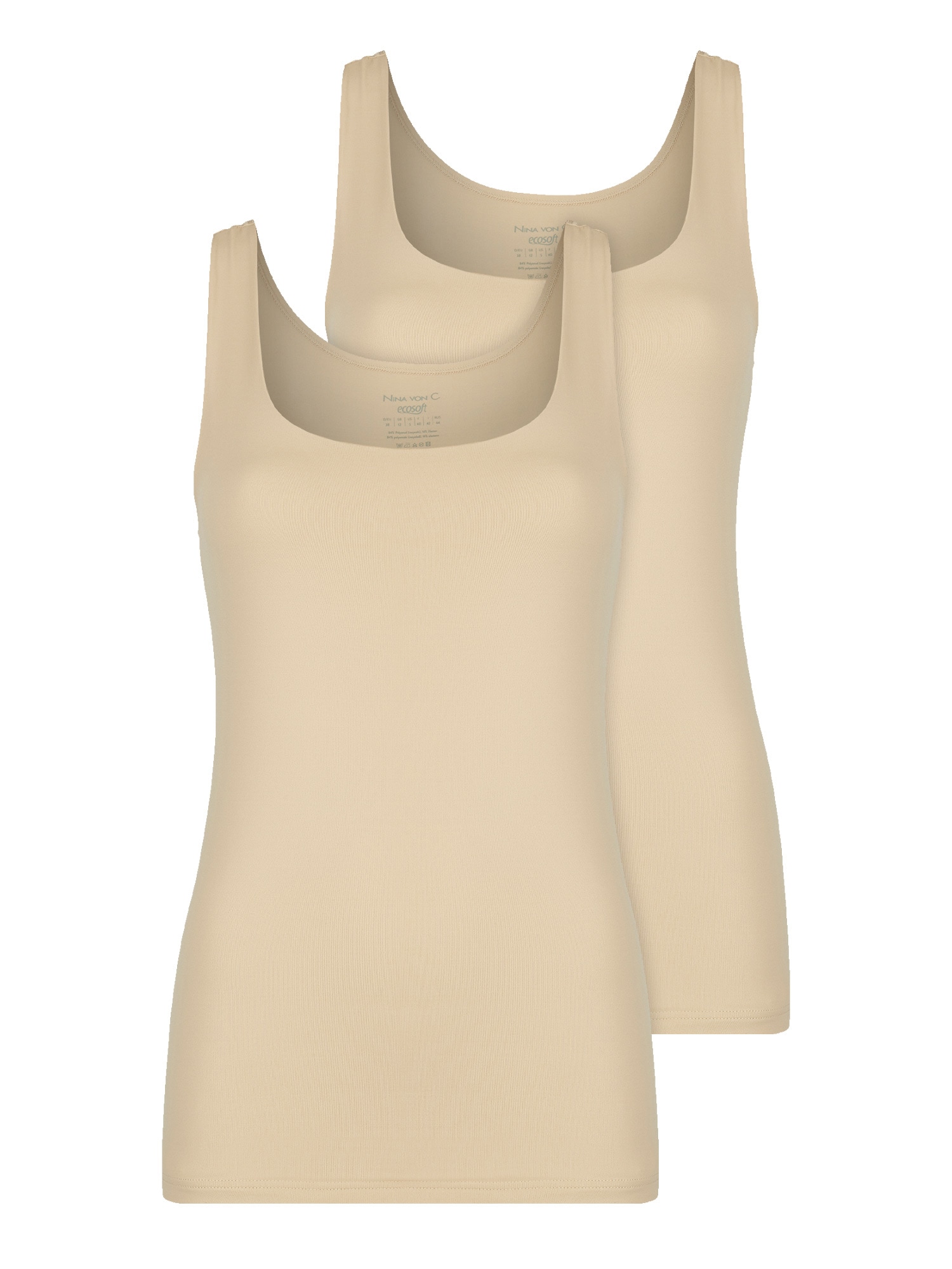 Nina Von C. Achseltop "2er Pack Damen Achseltop Eco Soft"