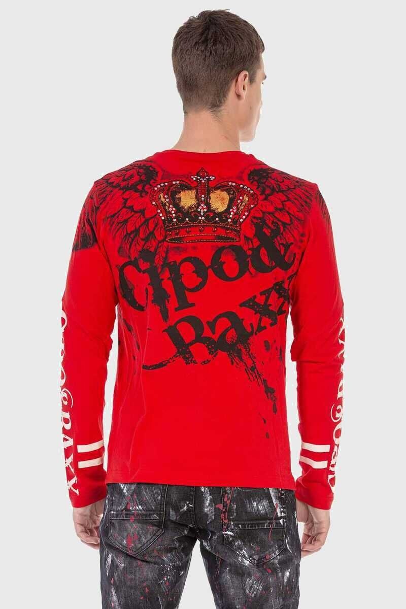 Cipo & Baxx T-Shirt »Sweatshirts«, mit coolem Print