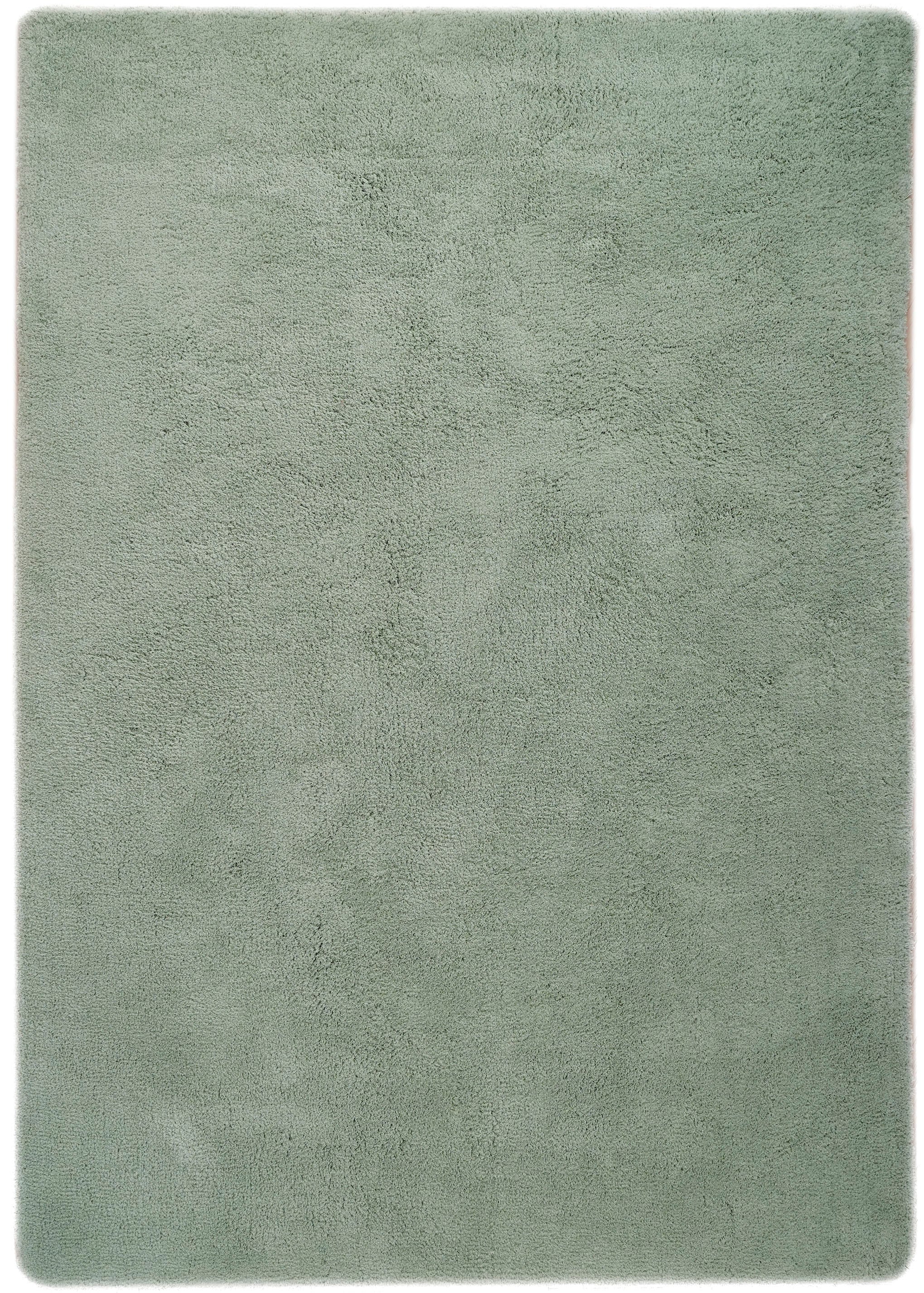 my home Hochflor-Teppich »Microfaser Teppich Magong, besonders weich, sehr feiner Flor«, rechteckig, 25 mm Höhe, uni, Wohnzimmer, Schlafzimmer, Kinderzimmer, auch rund und als Läufer
