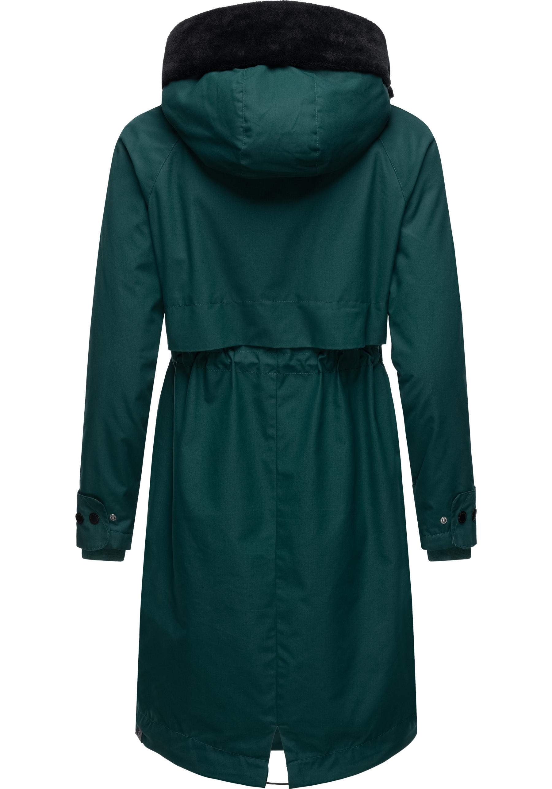 Ragwear Kurzmantel »Nicco«, Stylischer Damen Parka für die Übergangszeit
