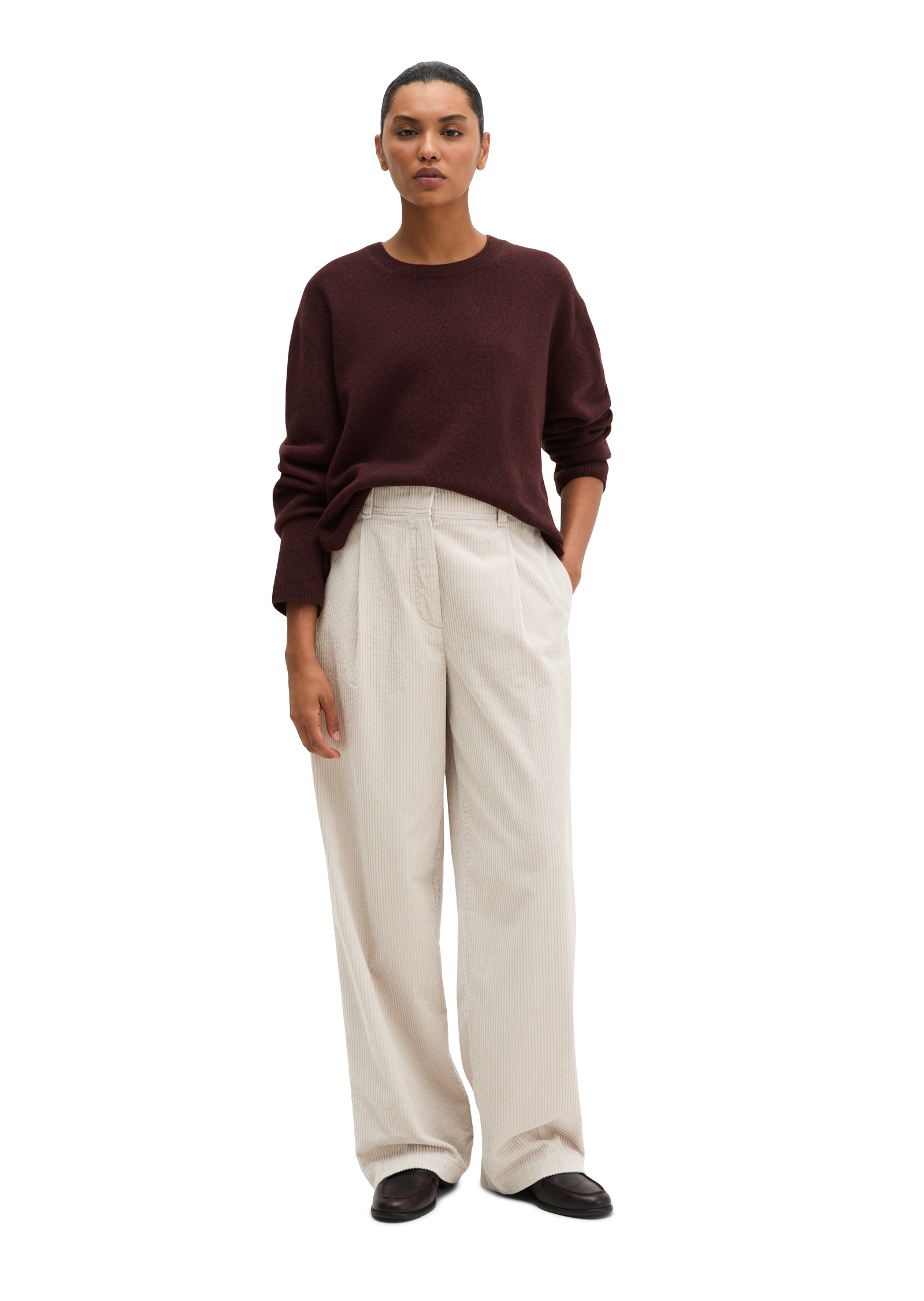 Marc O'Polo Wollpullover loose  aus flauschiger Lambswool