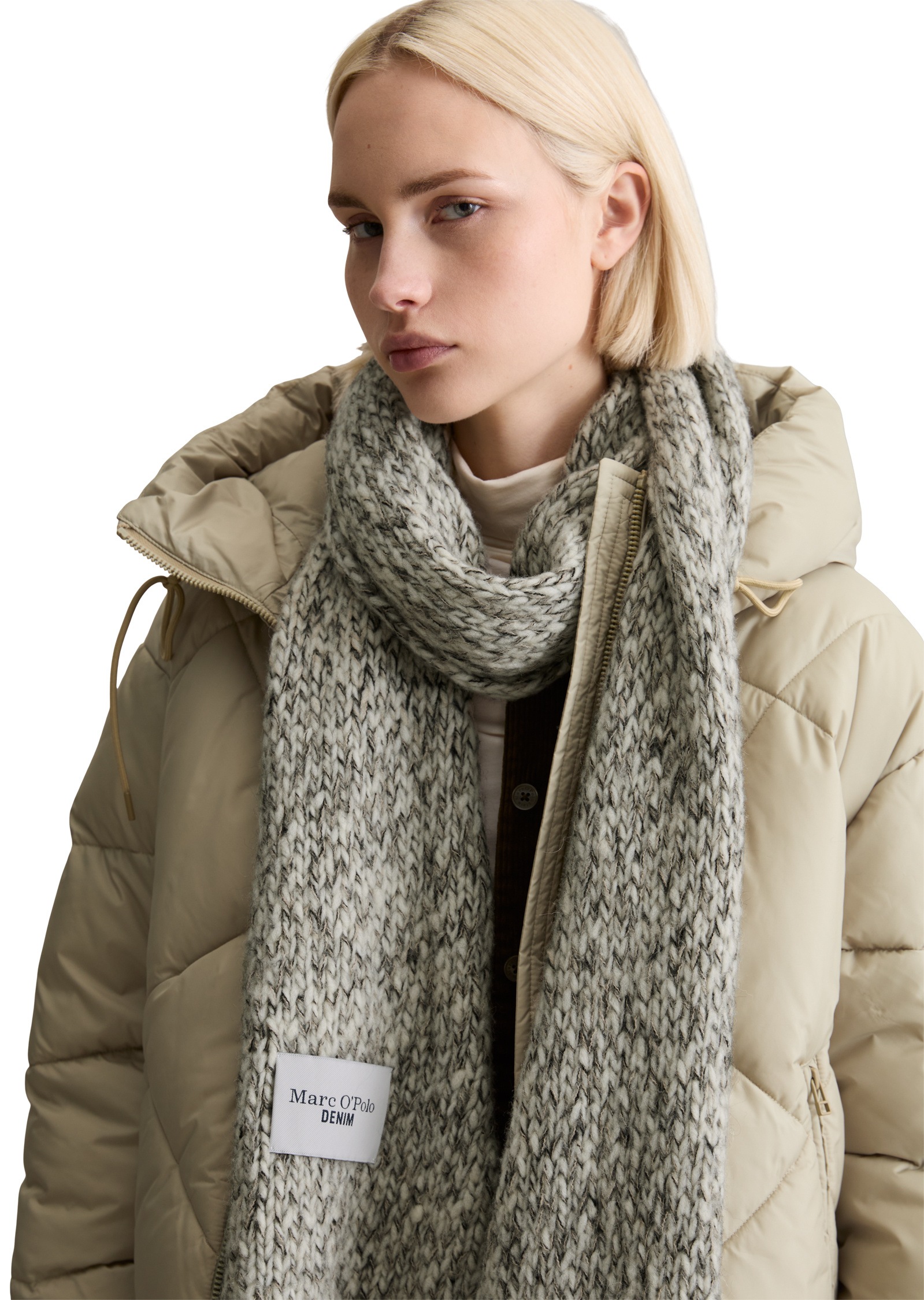 Thumbnail - Marc OPolo DENIM Schal "aus Schurwolle-Alpakawolle-Mix"