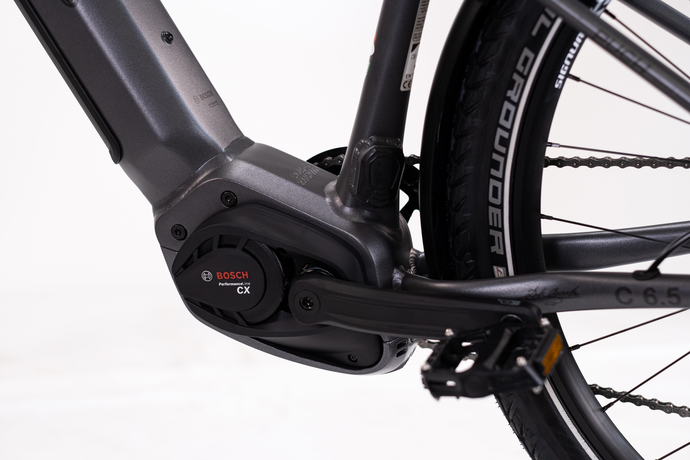PUCH »PUCH C6.5 SUV / BOSCH 500 Wh 29" grau 10 Gänge« 10 Gang Shimano DEORE RDM-6000 Schaltwerk Kettenschaltung Mittelmotor 250 W BOSCH PERFORMANCE LINE CX 36 V/250 W
