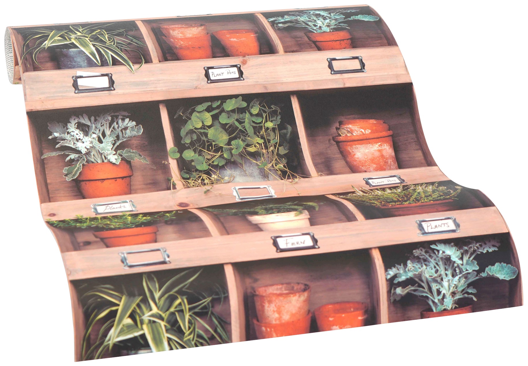 selbstklebendes Panel pop.up Panel 3D Tapete Pflanzenregal Pflanzen Floral Natur 