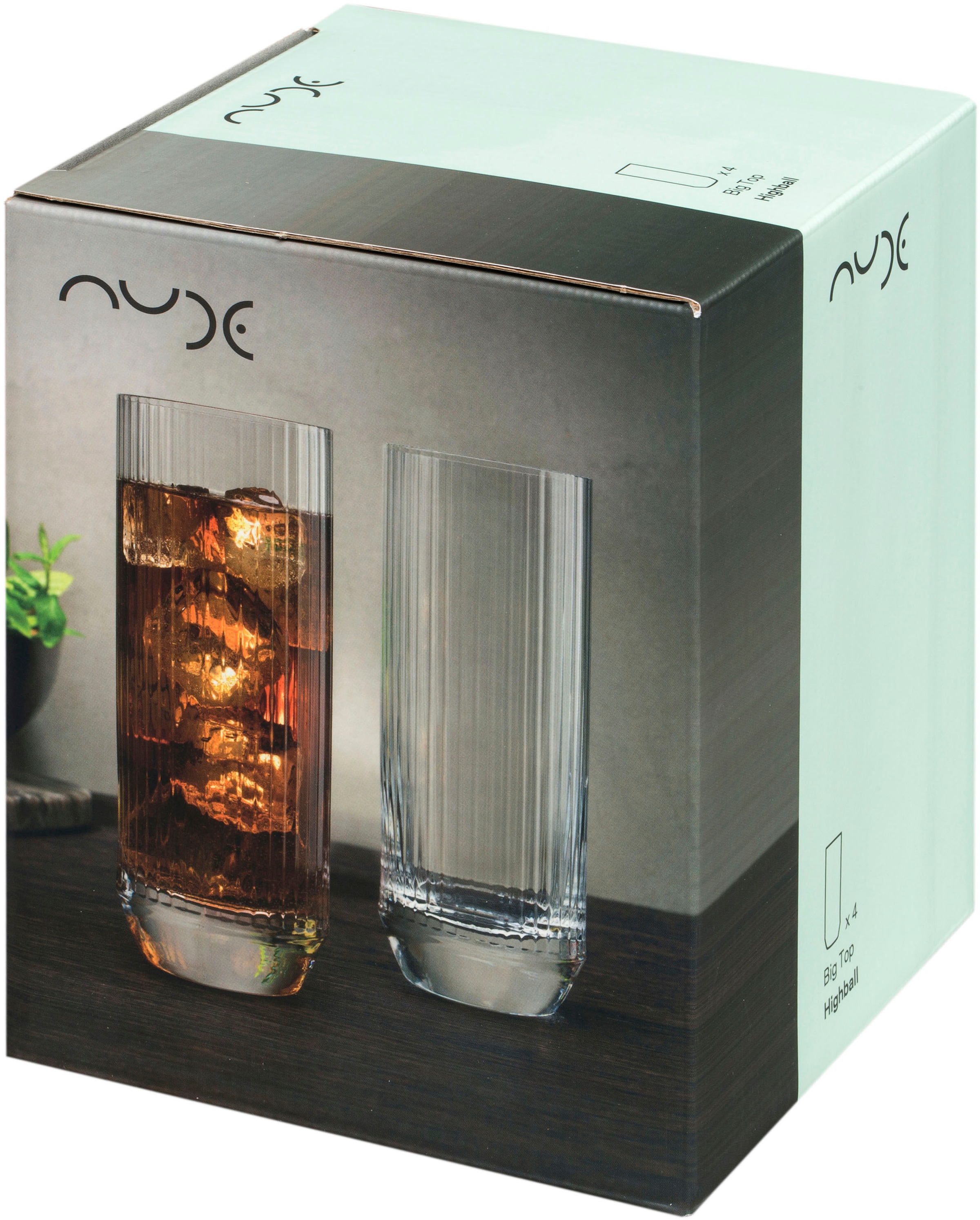 MÄSER Longdrinkglas »BIG TOP, Gläser-Set«, (Set, 6 tlg.), 6er Set