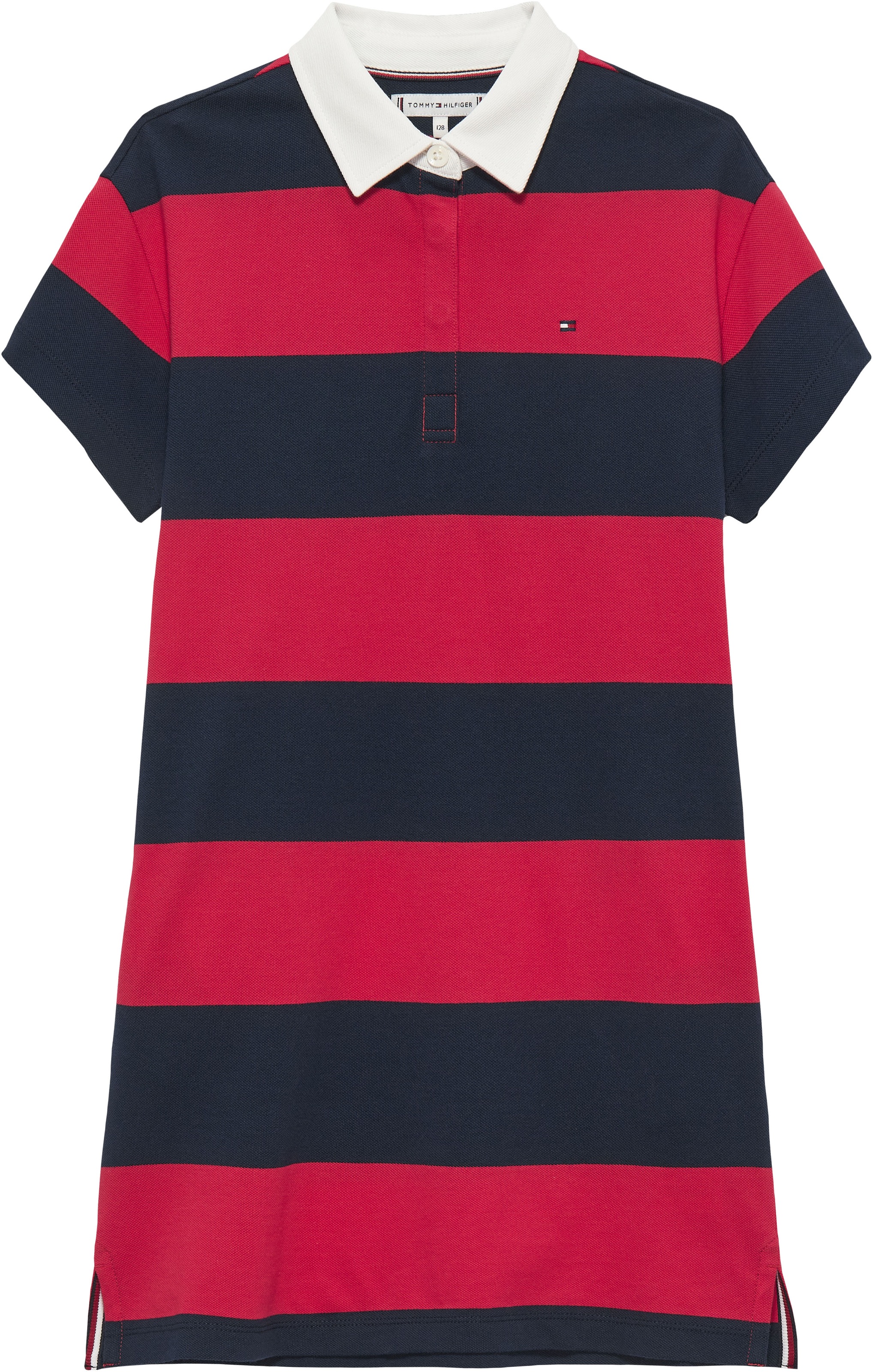 Tommy Hilfiger Polokleid »RUGBY POLO DRESS SHORT SLEEVE« Kinder bis 16 Jahre, Baumwoll-Piqué, regular fit