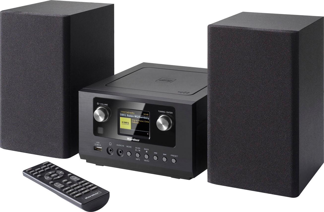 Karcher Stereoanlage »MC 6490DI«, 10 mit W) BAUR | mit RDS-UKW Internetradio-FM-Tuner (Bluetooth-WLAN Digitalradio (DAB+)- RDS