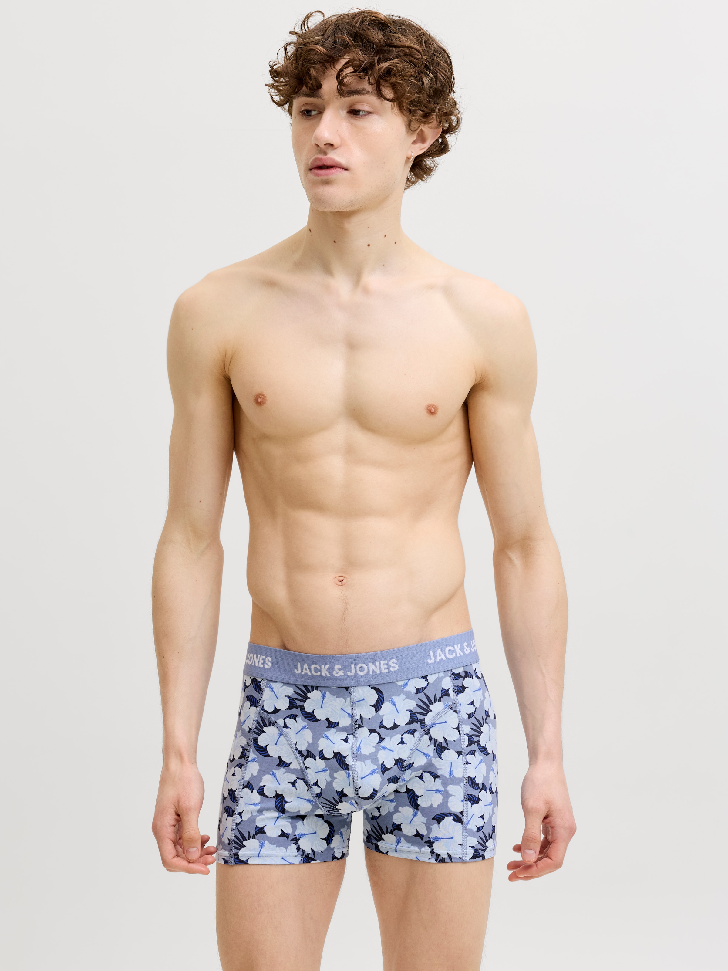Jack & Jones Trunk »JACBEN TRUNKS 7 PACK STYD« Packung, 7 Stk. Baumwollmischung, elastischer Bund