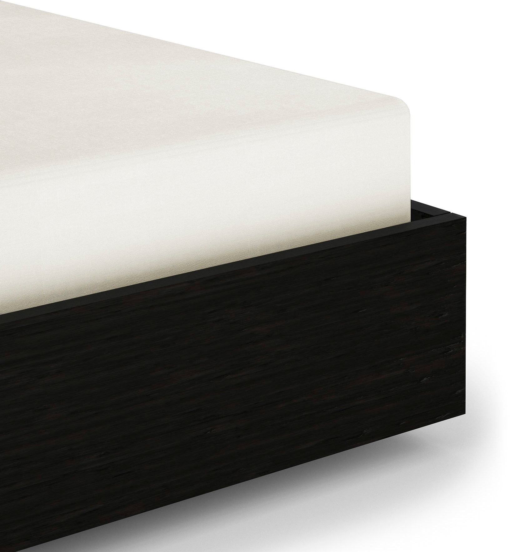 Heckett & Lane Spannbettlaken "Elementi" Laken aus 100% Baumwolle, hochwertiges Mako-Satin, Betttuch ab 90x200