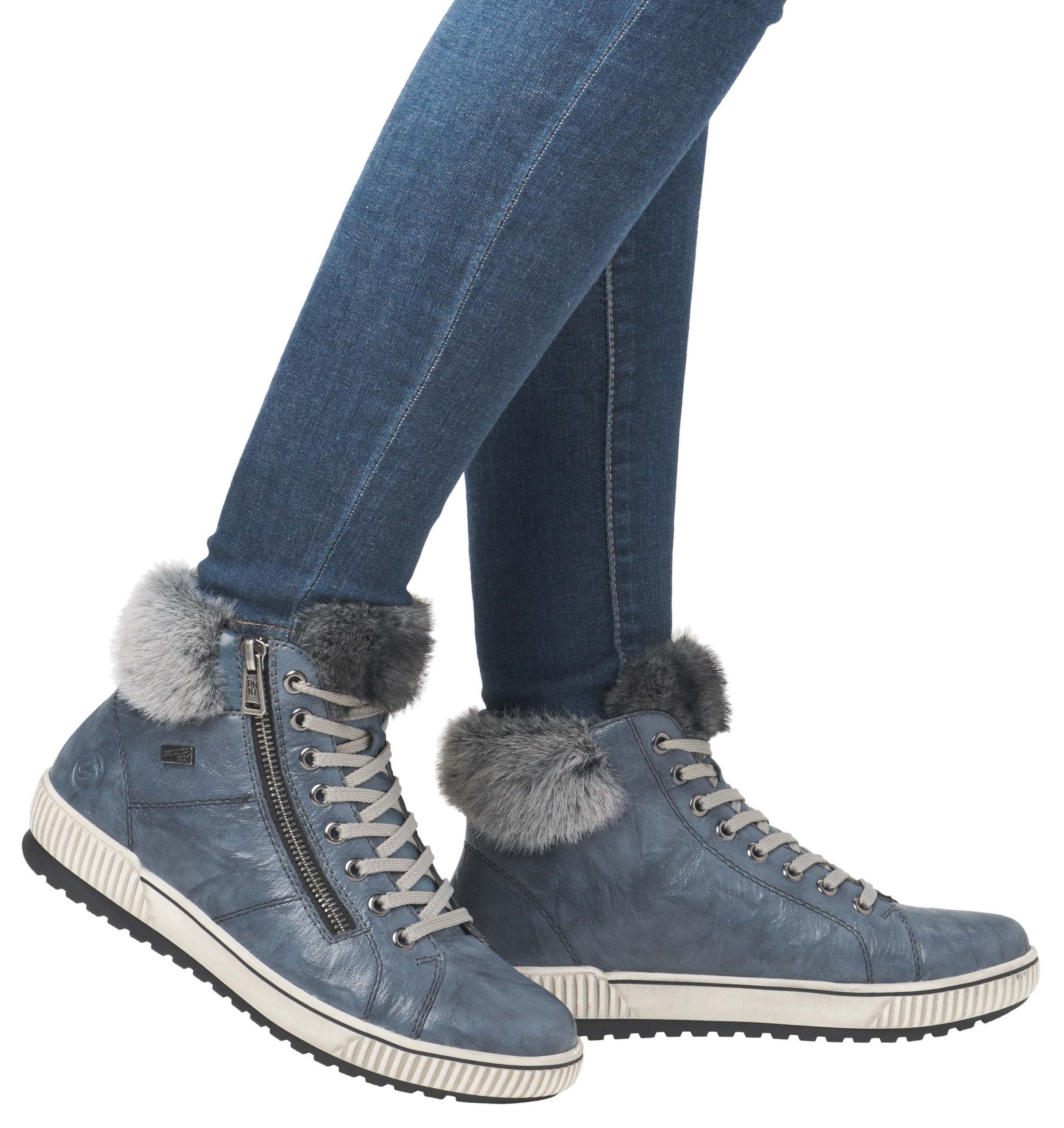 Remonte Winterboots, Plateau, Outdoorschuh Schnürboots mit wasserabweisender TEX-Membran