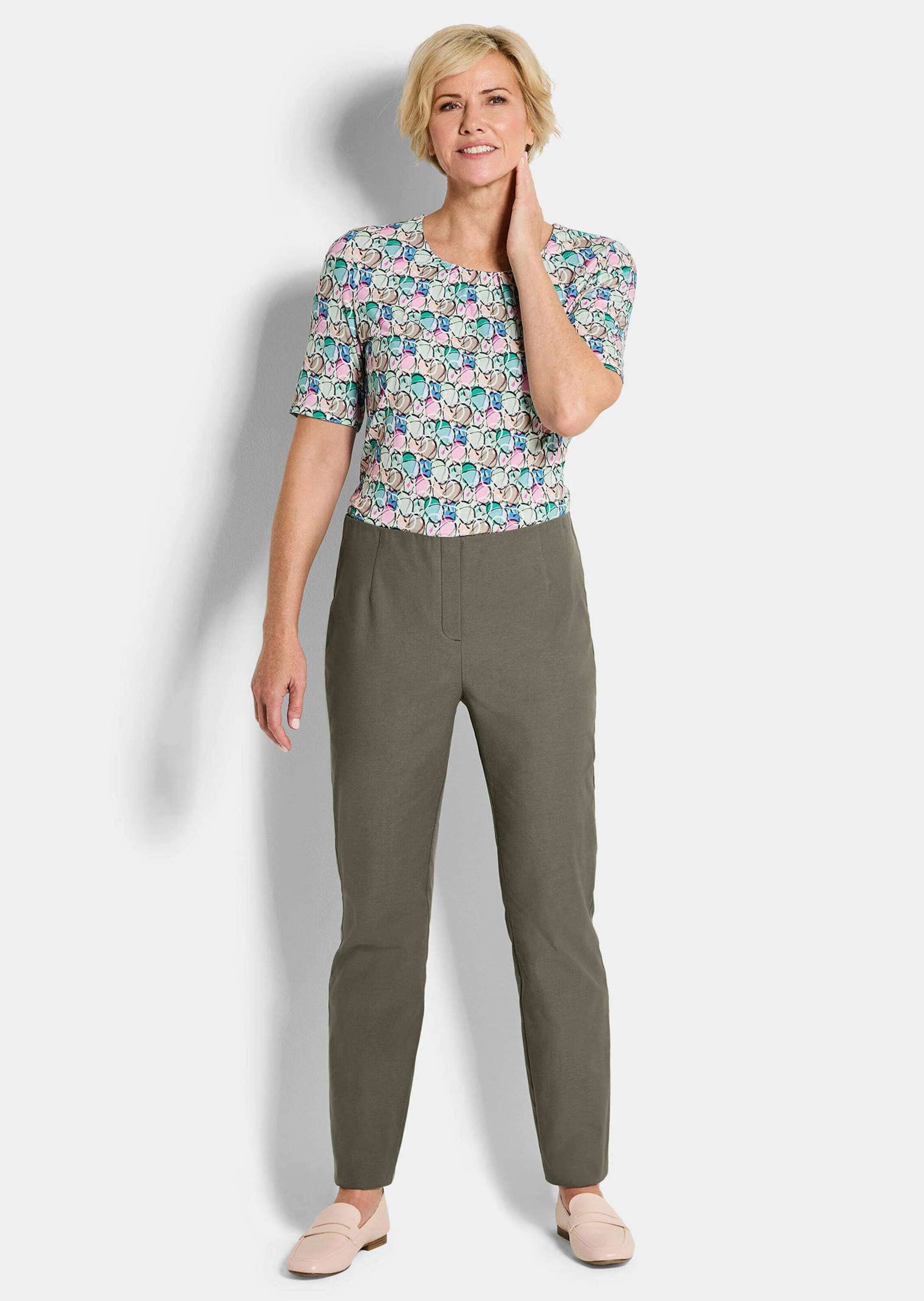 GOLDNER Chinohose "Bengalinhose LOUISA in Denim-Optik" günstig online kaufen