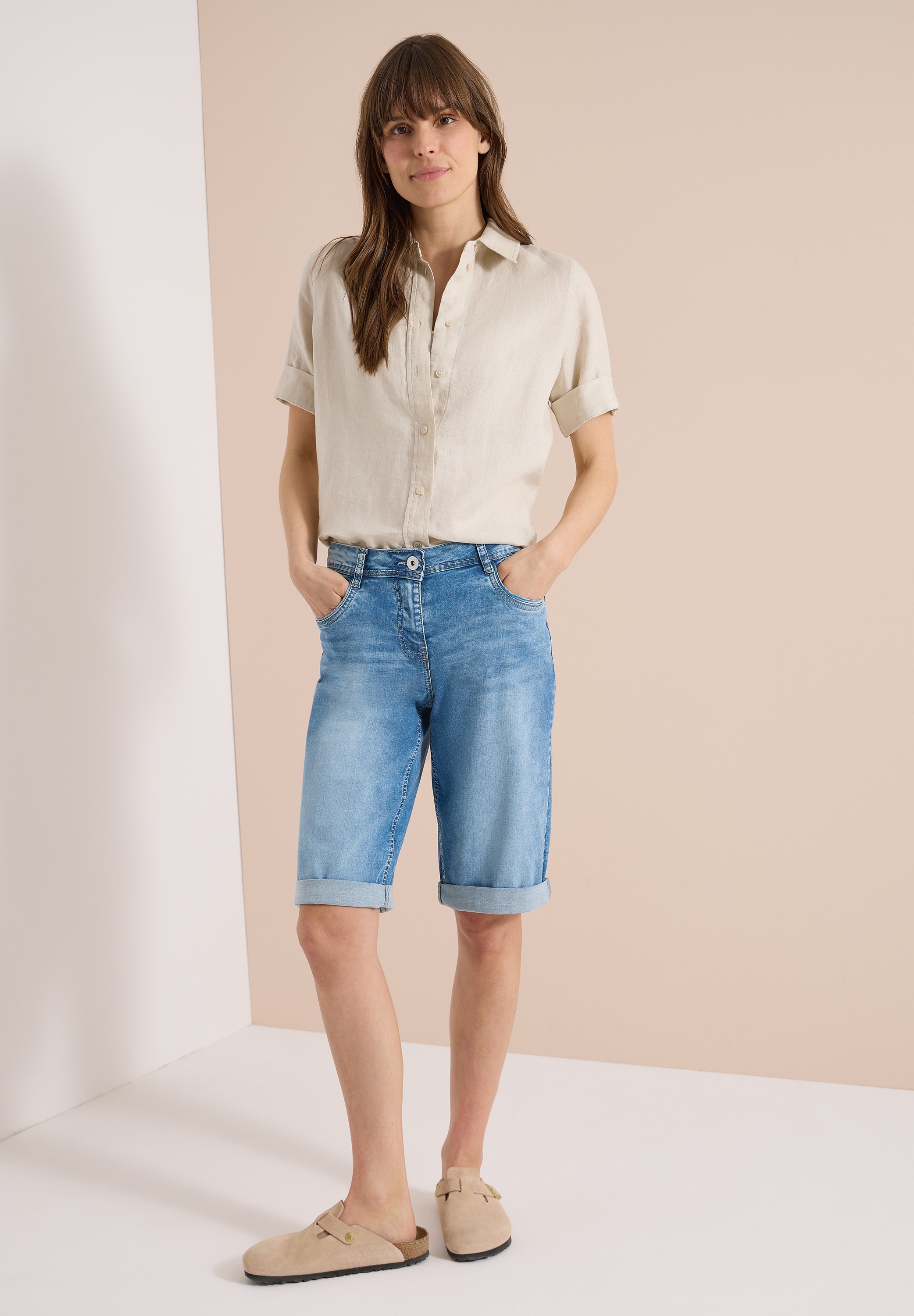 Cecil Loose-fit-Jeans High Waist