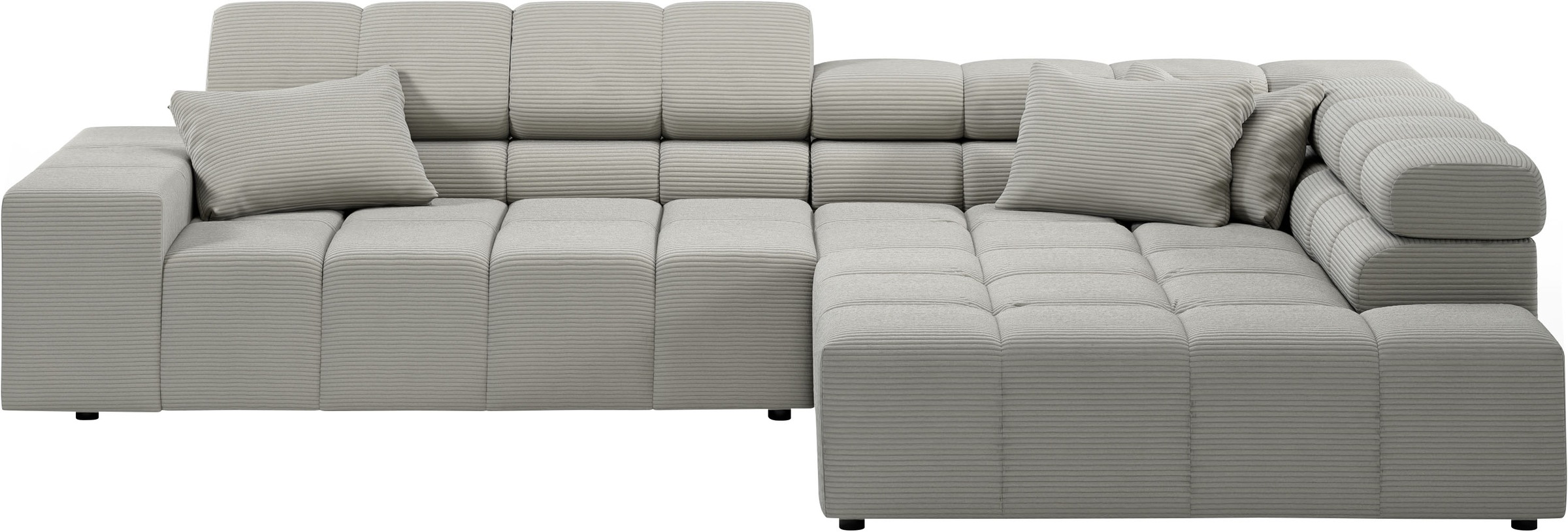 INOSIGN Ecksofa "Ancona incl. Kopfteilverstellung, Breite 319cm, L-Form", w günstig online kaufen
