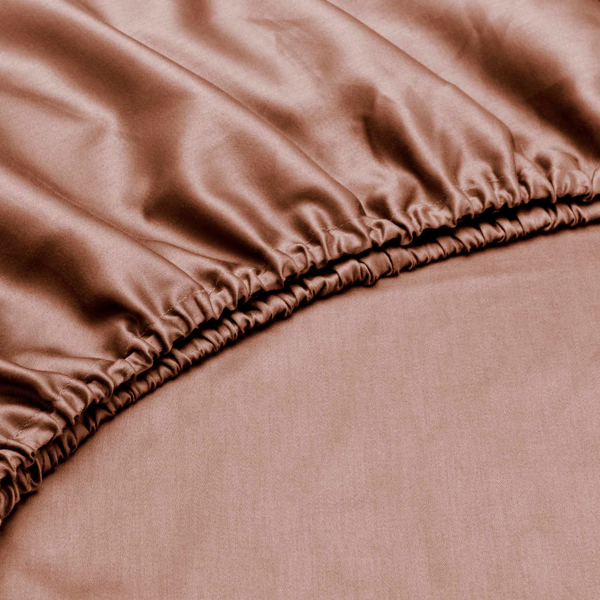 ZO HOME Spannbettlaken »Satinado«, Laken aus 100% Baumwolle, hochwertiges Mako-Satin, Betttuch ab 90x200