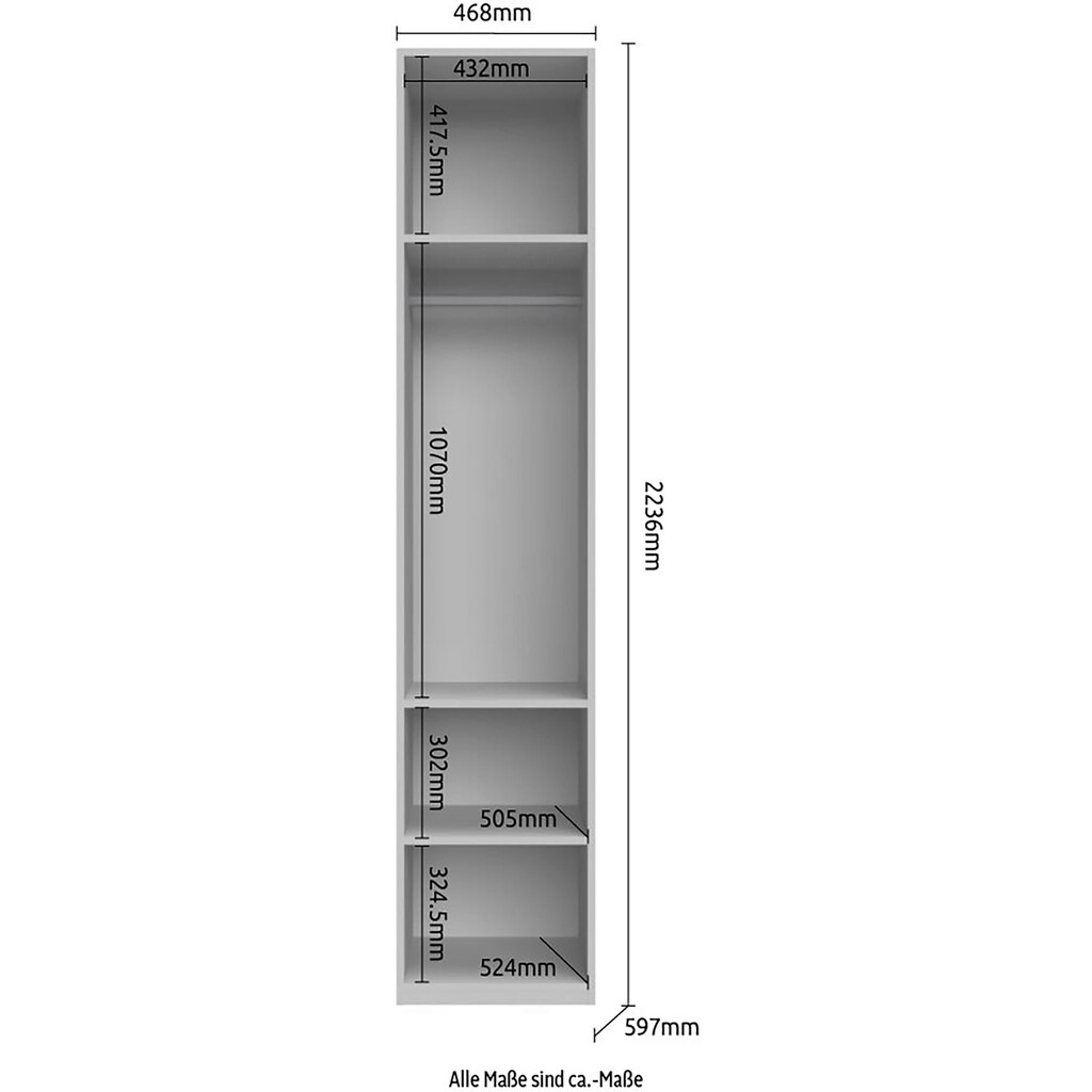 Places of Style Kleiderschrank »Piano«