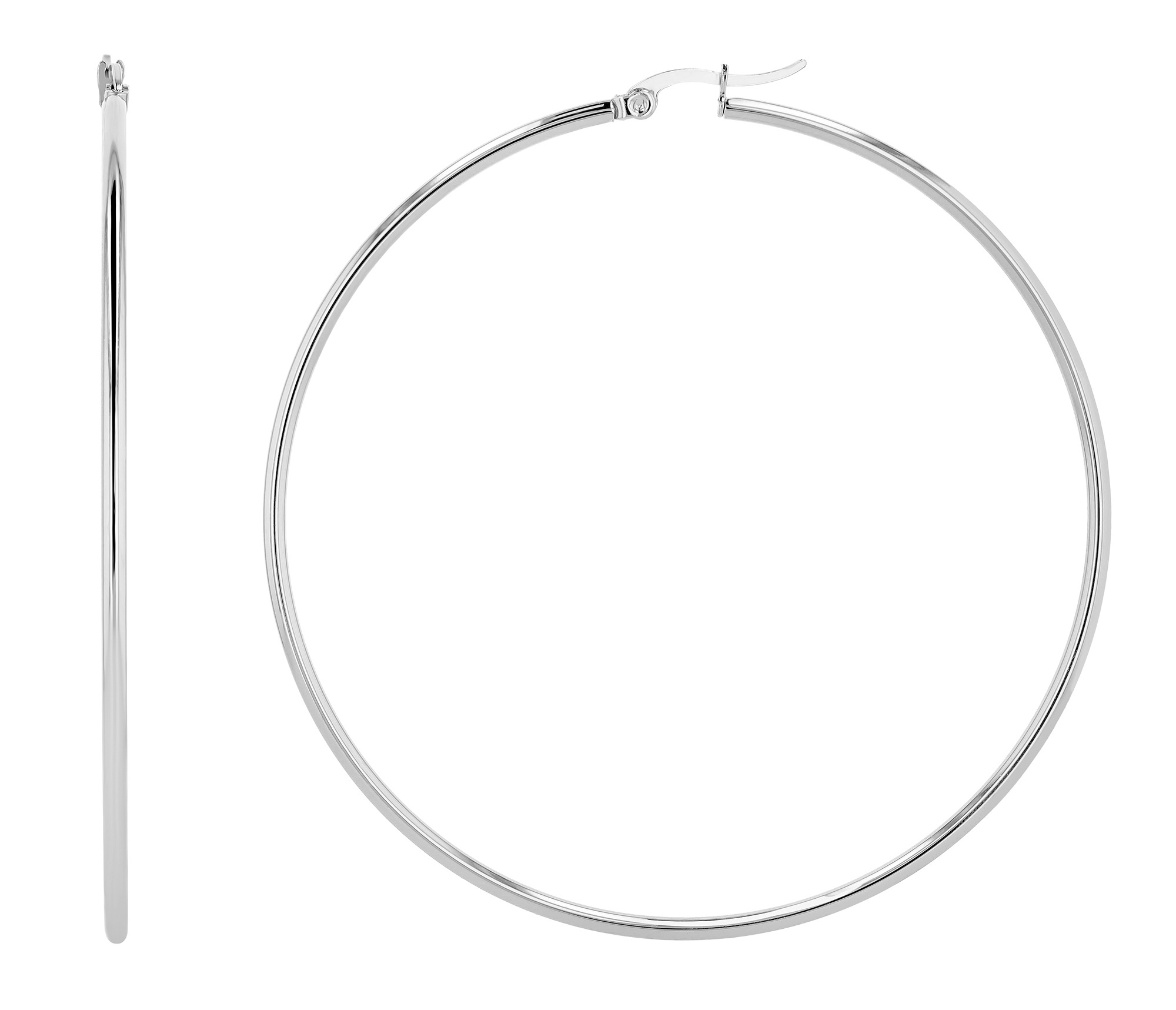 Adelia´s Paar Creolen »Damen Ohrringe – Creole aus Edelstahl« Ein stilvolles Geschenk für besondere Momente