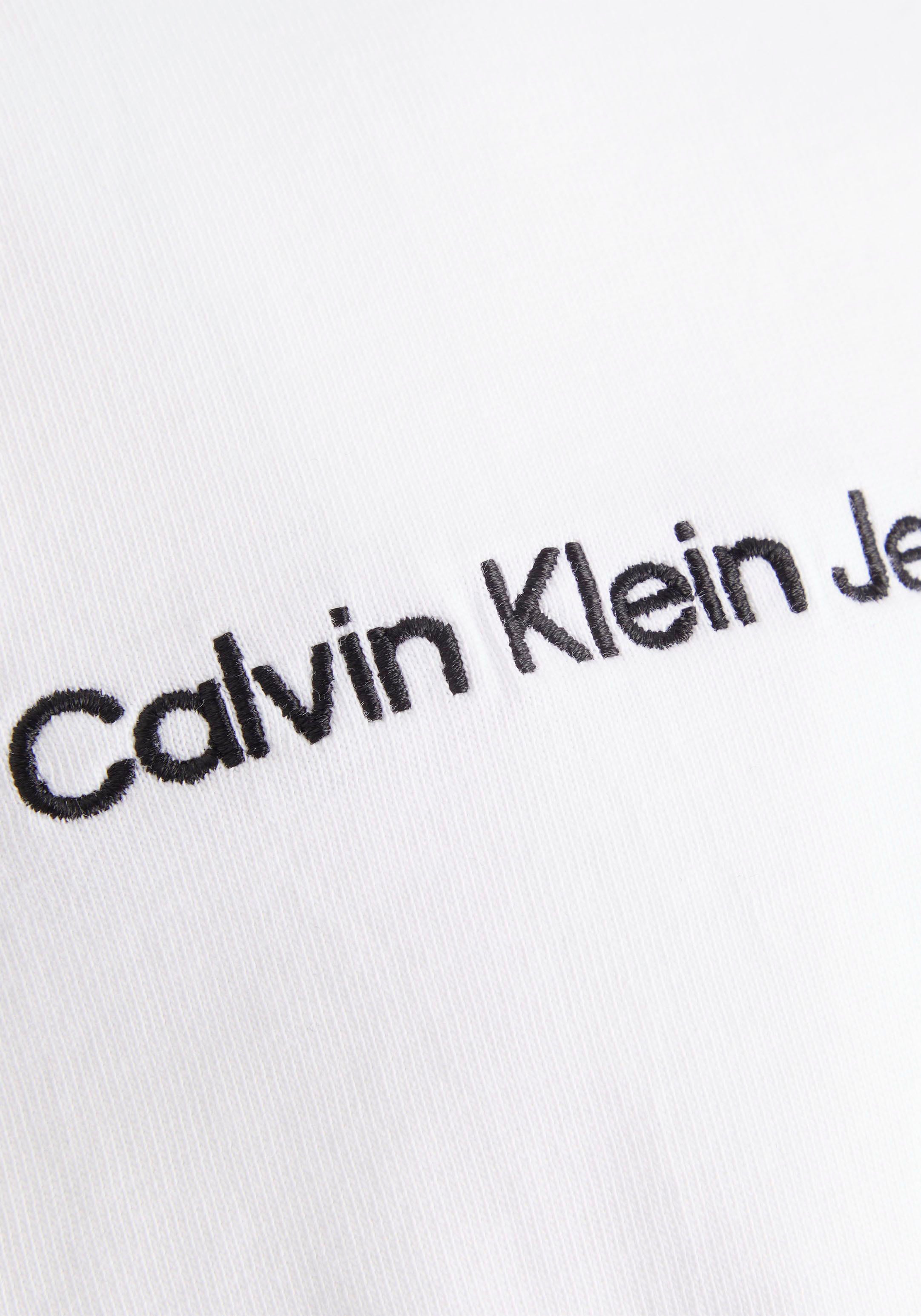 bestellen BAUR mit T-Shirt, Calvin | Plus Klein Rundhalsausschnitt für Jeans