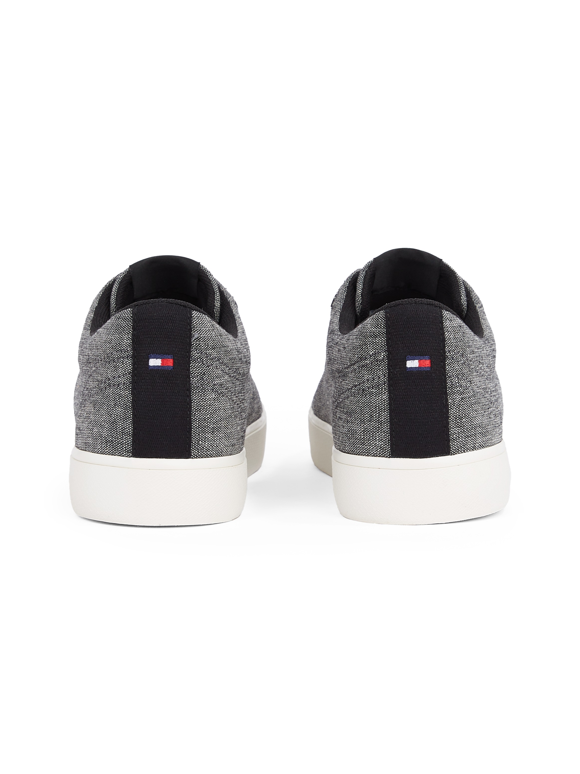 Thumbnail - Tommy Hilfiger Sneaker "TH HI VULC LOW CORE CHAMBRAY", Freizeitschuh, Halbschuh, Schnürer in melierter Optik