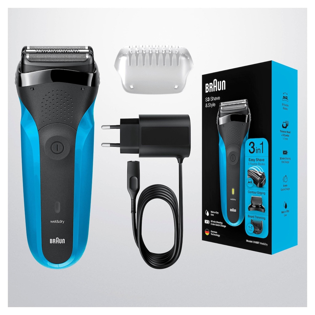 Braun Elektrorasierer »Series 3 Shave and Style 310BT«