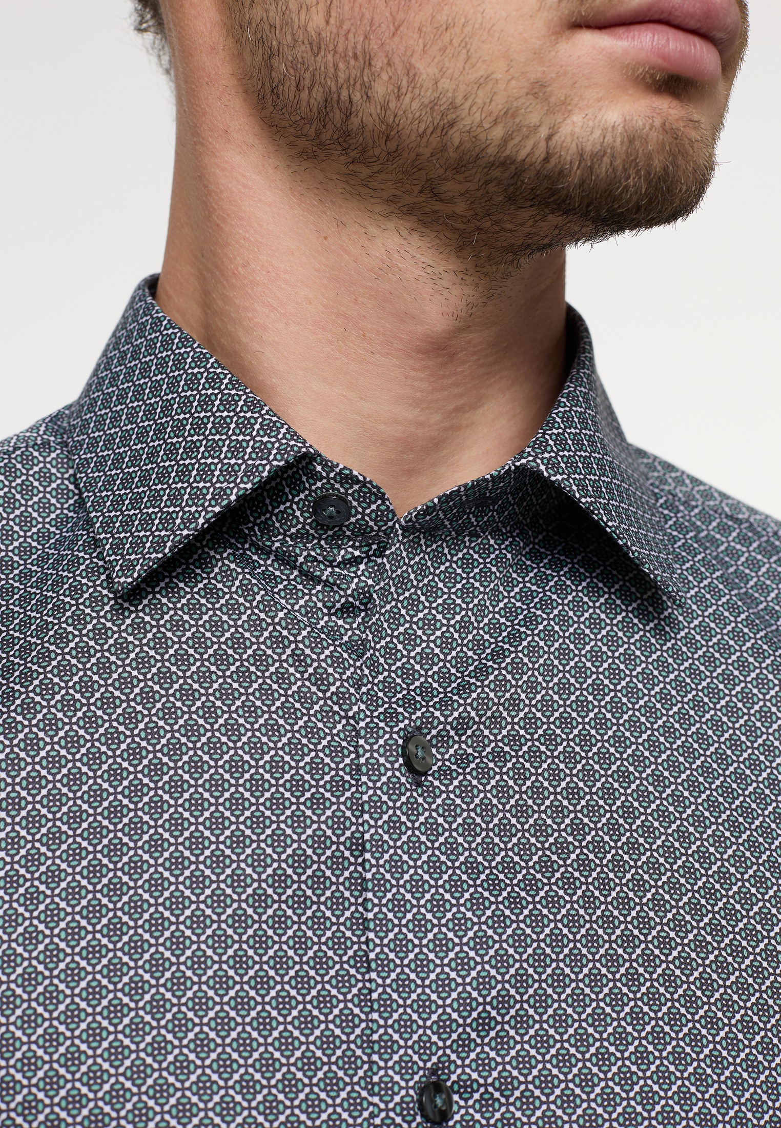 Thumbnail - Eterna Langarmhemd "SLIM FIT" NON IRON (bügelfrei)