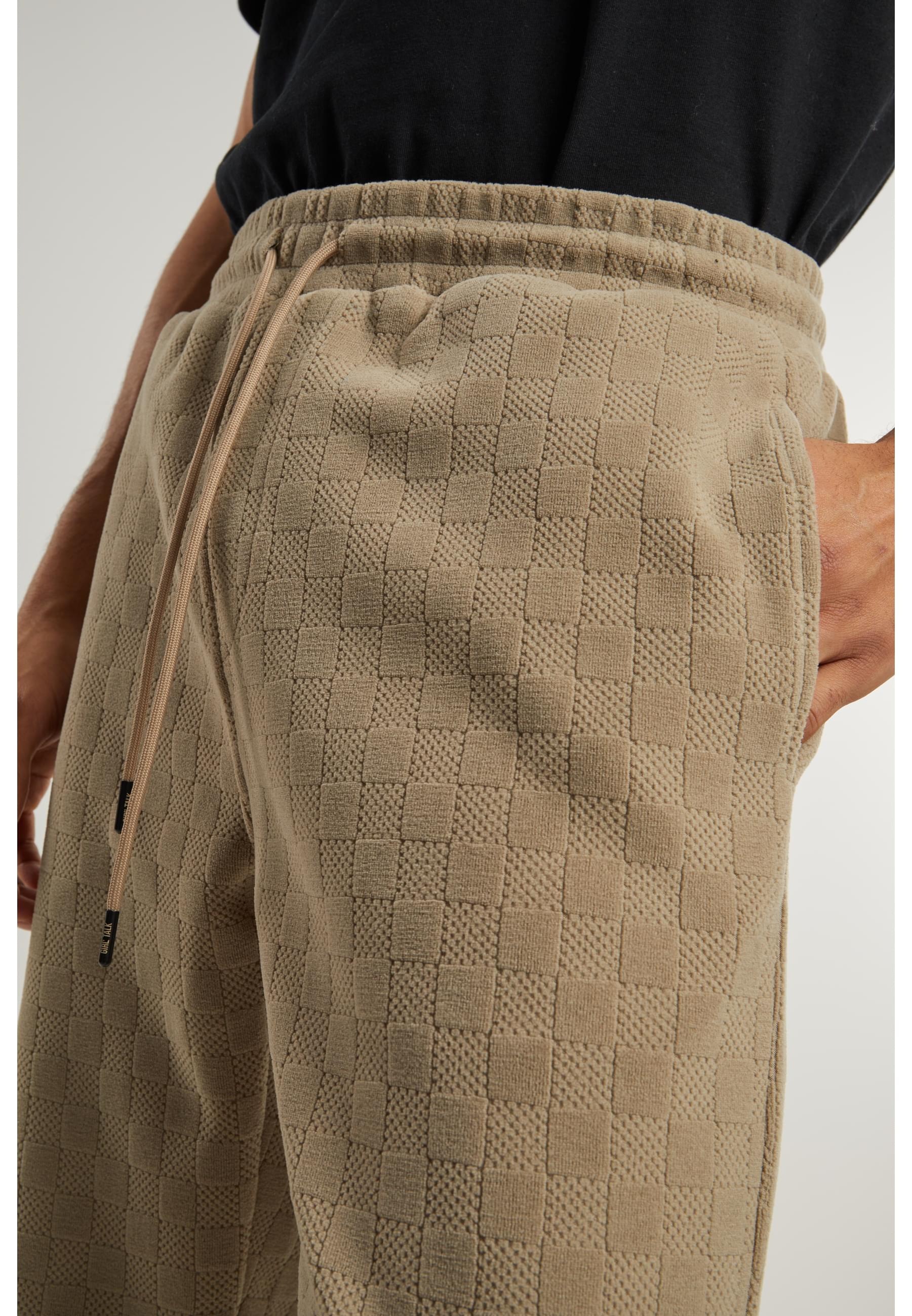 URBAN CLASSICS Jogginghose »Urban Classics Jacquard Velvet Wide Sweatpants«, (1 tlg.)