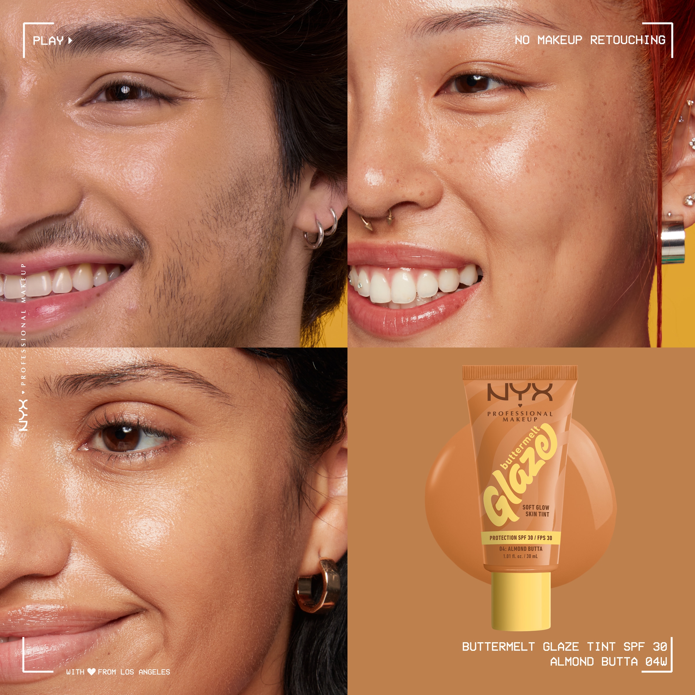 NYX Foundation »NYX Professional Makeup Buttermelt Glaze Foundation LSF 30«