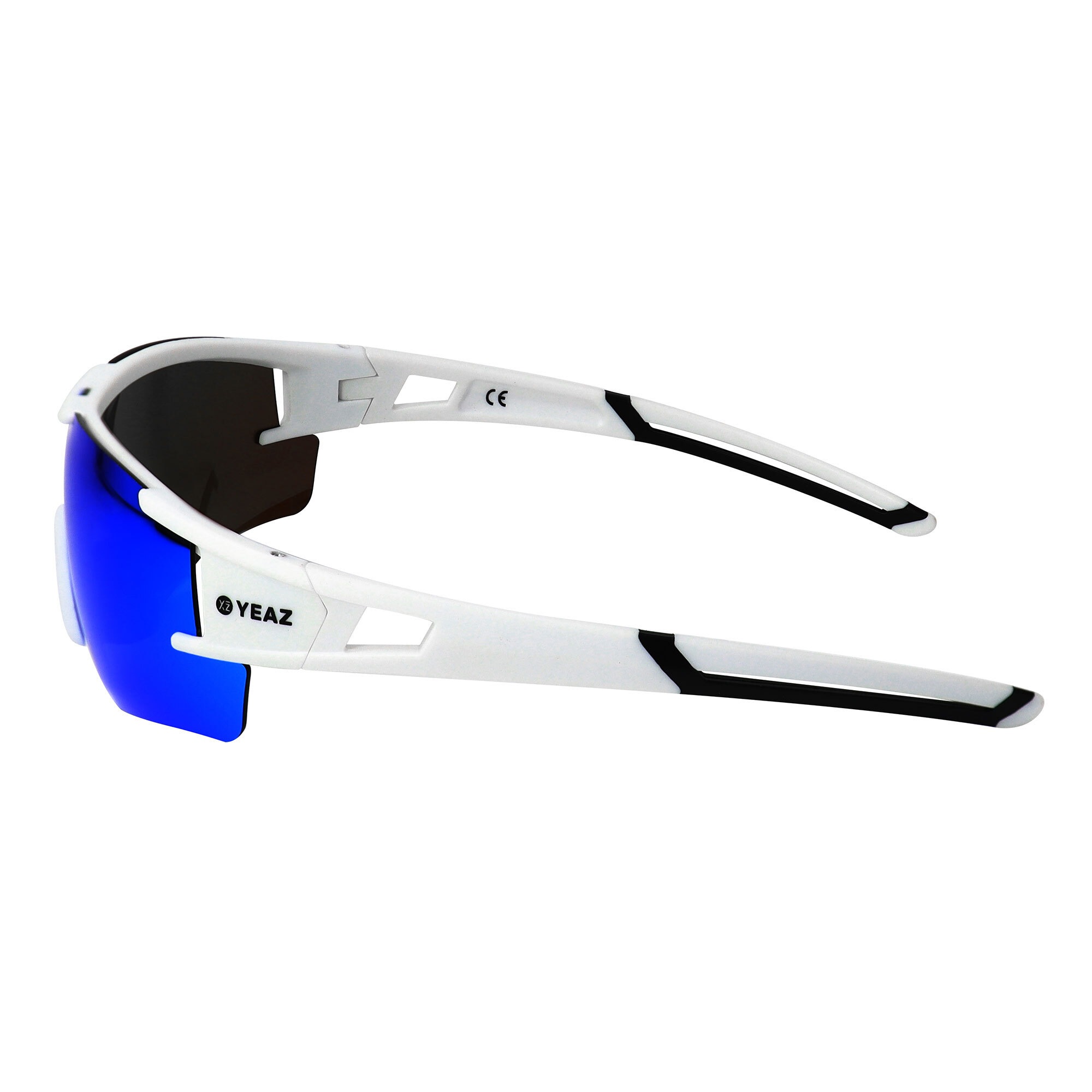 YEAZ Sportbrille »Sport-Sonnenbrille Bright White/Blue SUNBLOW«