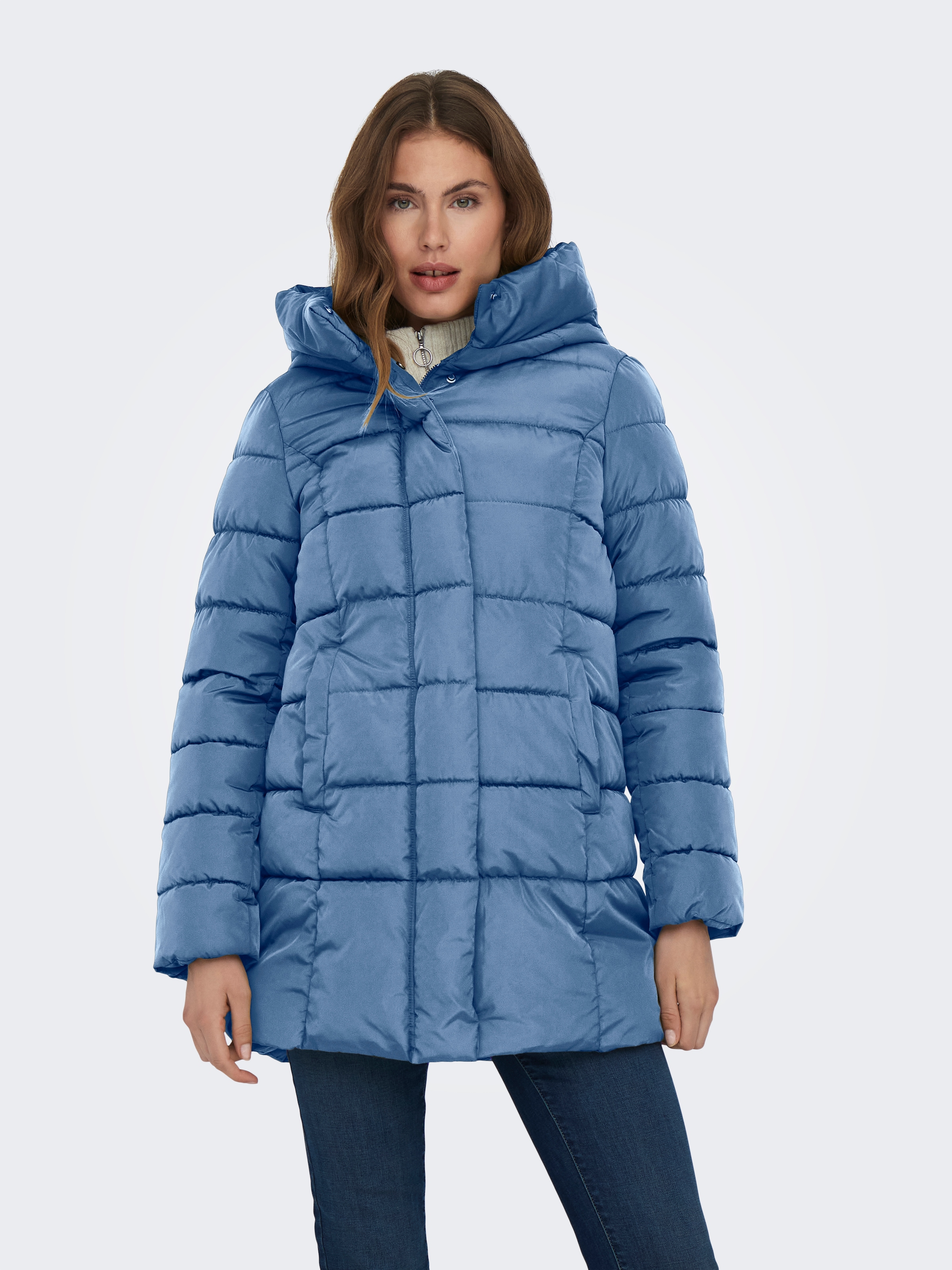 ONLY Steppjacke "ONLLINA PUFFER COAT CC OTW", mit Kapuze günstig online kaufen