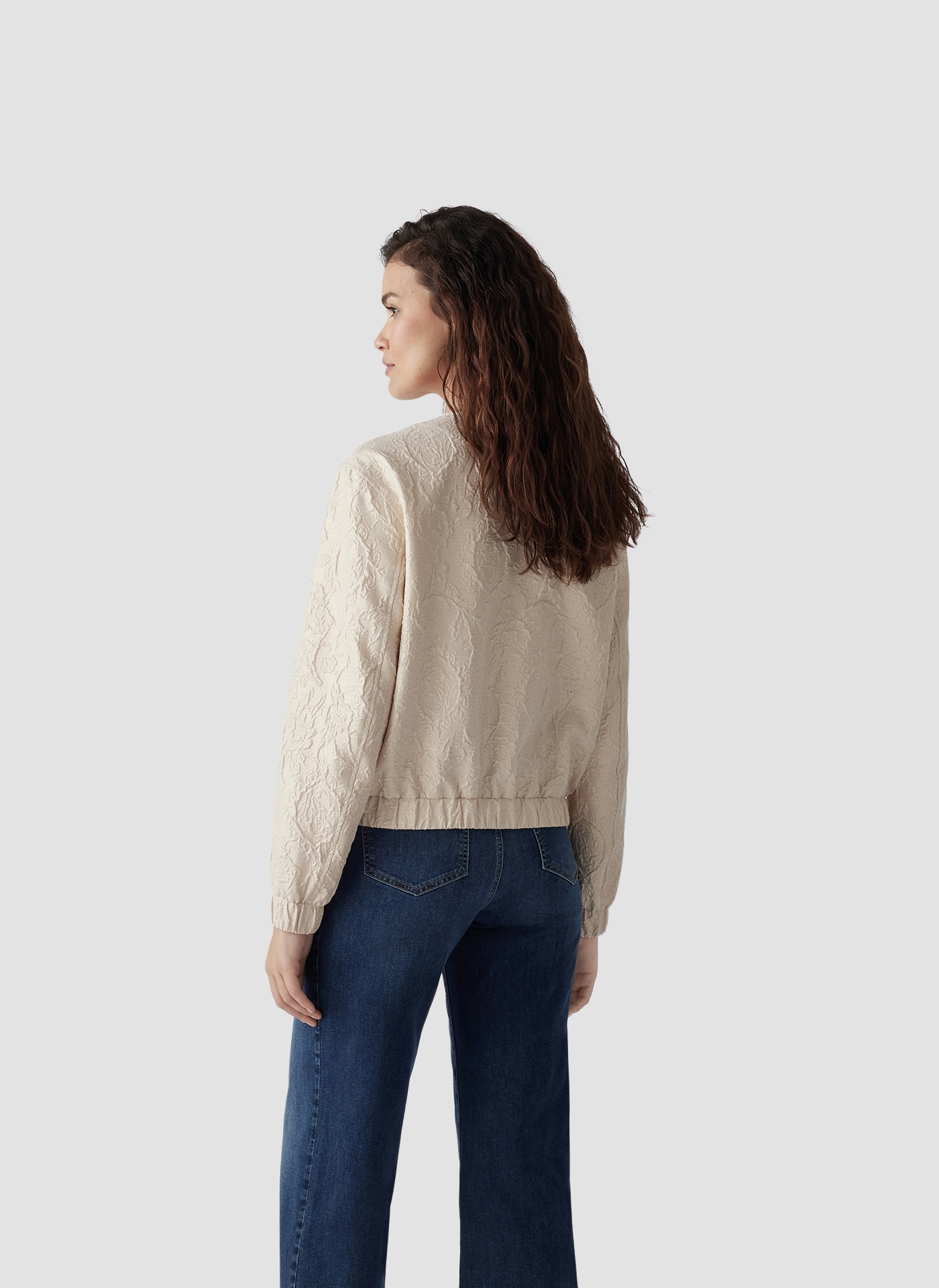 LeComte Blouson »LeComte Jacke mit floraler Prägung«