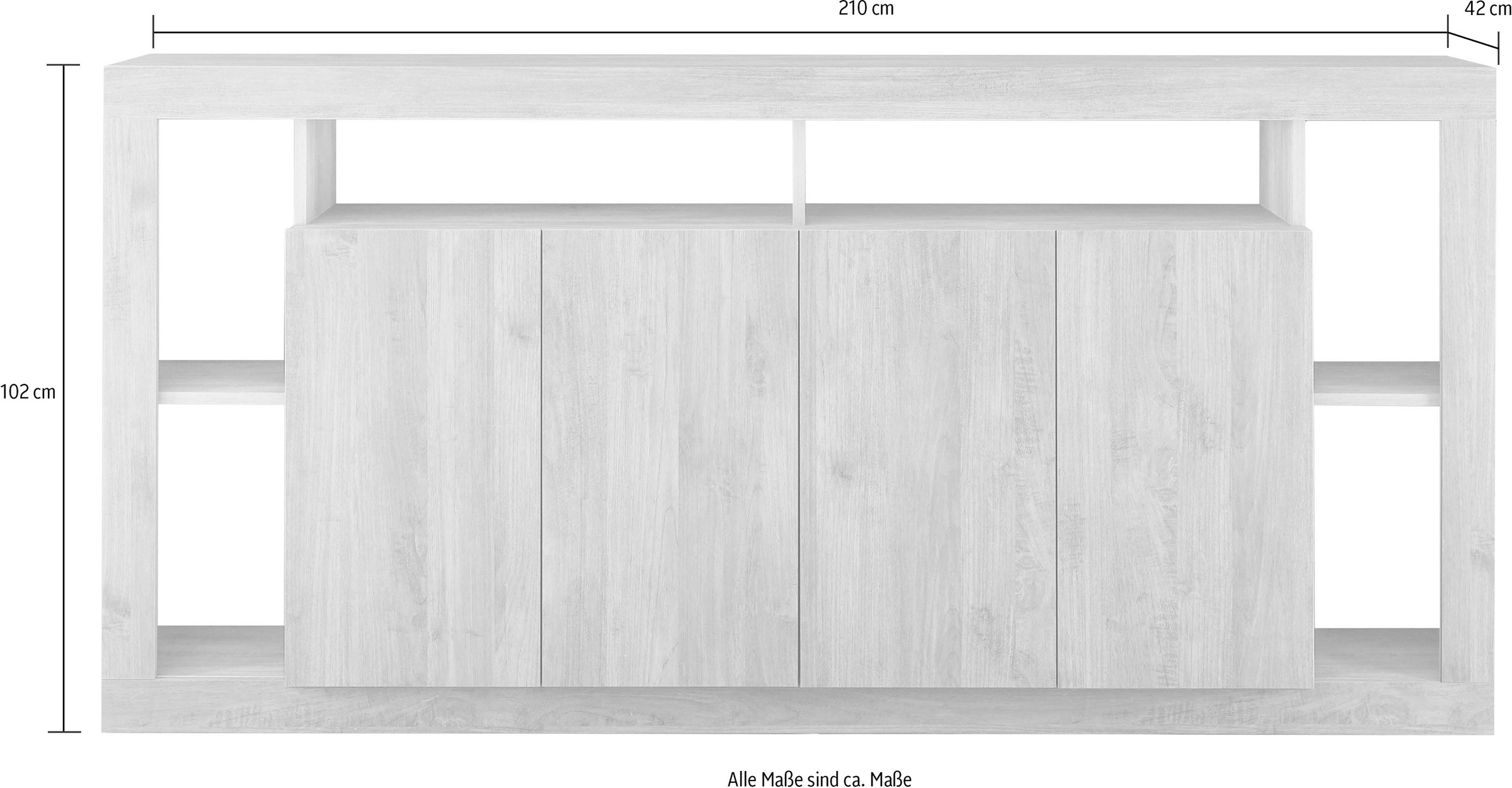 INOSIGN Sideboard »Rimini«, Breite 210 cm