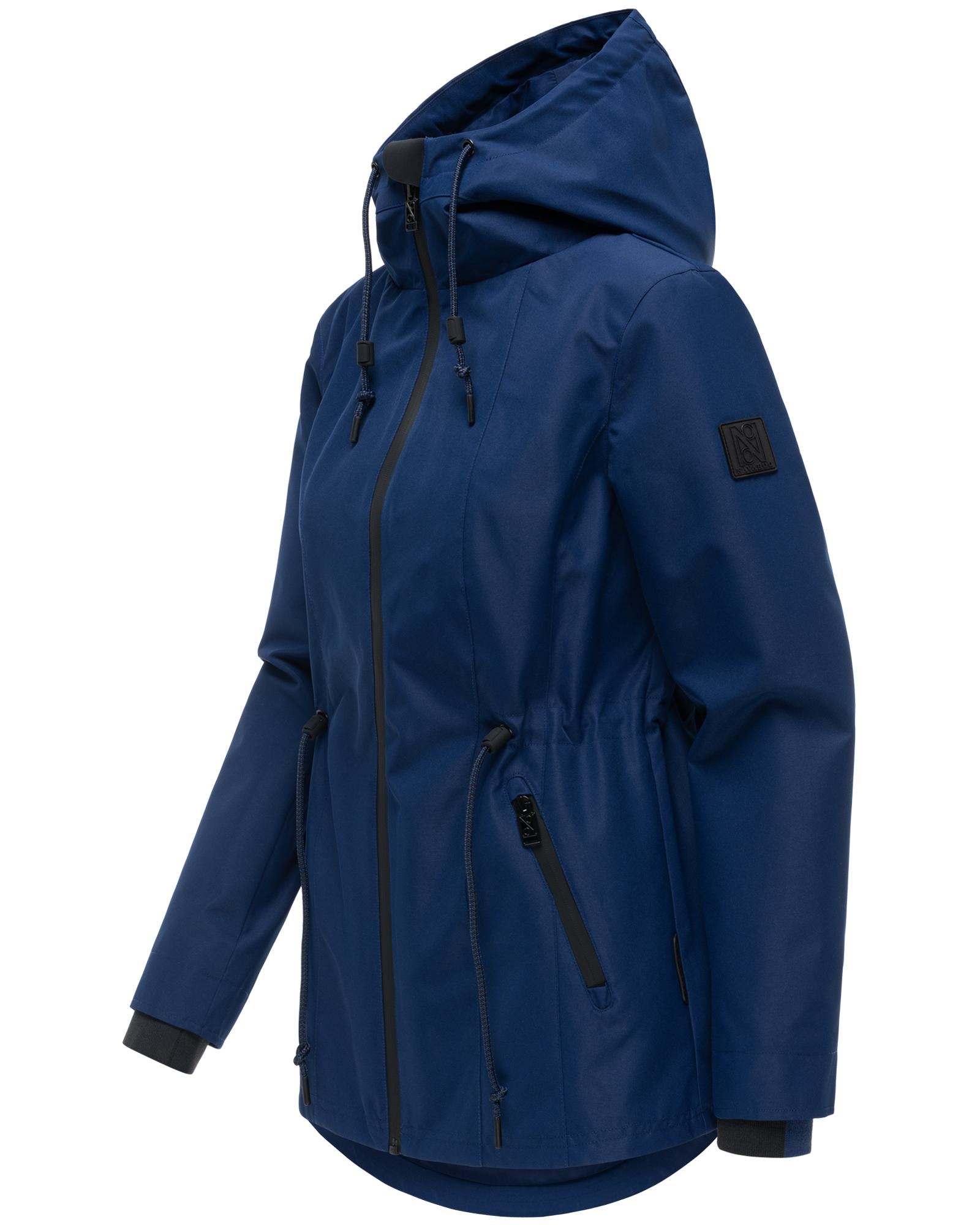 Navahoo Outdoorjacke »Blumentanz 14« mit Kapuze Übergangsjacke mit wasserdichtem Verschluss