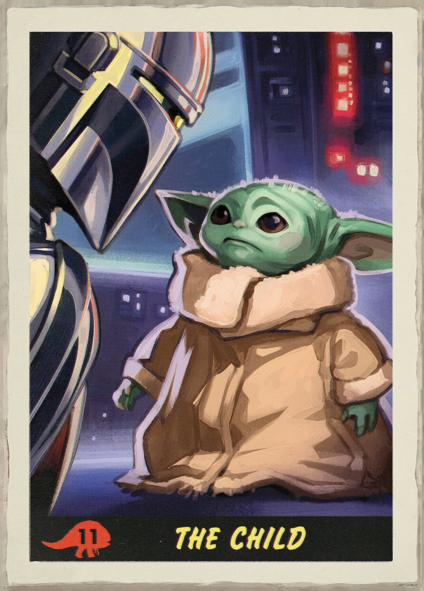 Komar Bild "Mandalorian The Child Trading Card", Disney-Star Wars, (1 St.), günstig online kaufen