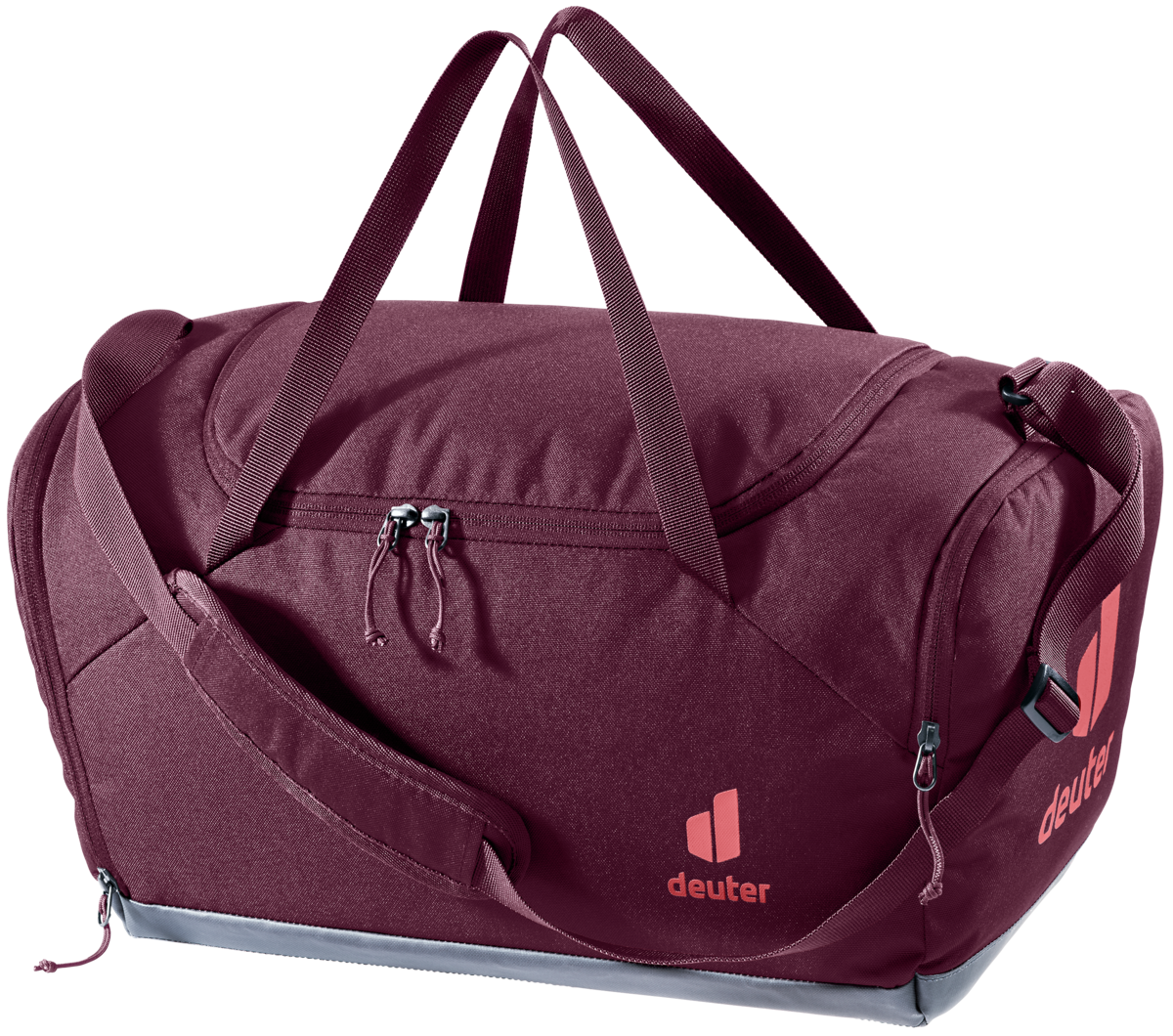 DEUTER Kinder Sporttasche "HOPPER"cassis, Polyester, Taschen, für Kinder und Jugendliche, mit Schuhfach außen mit Reißverschluss