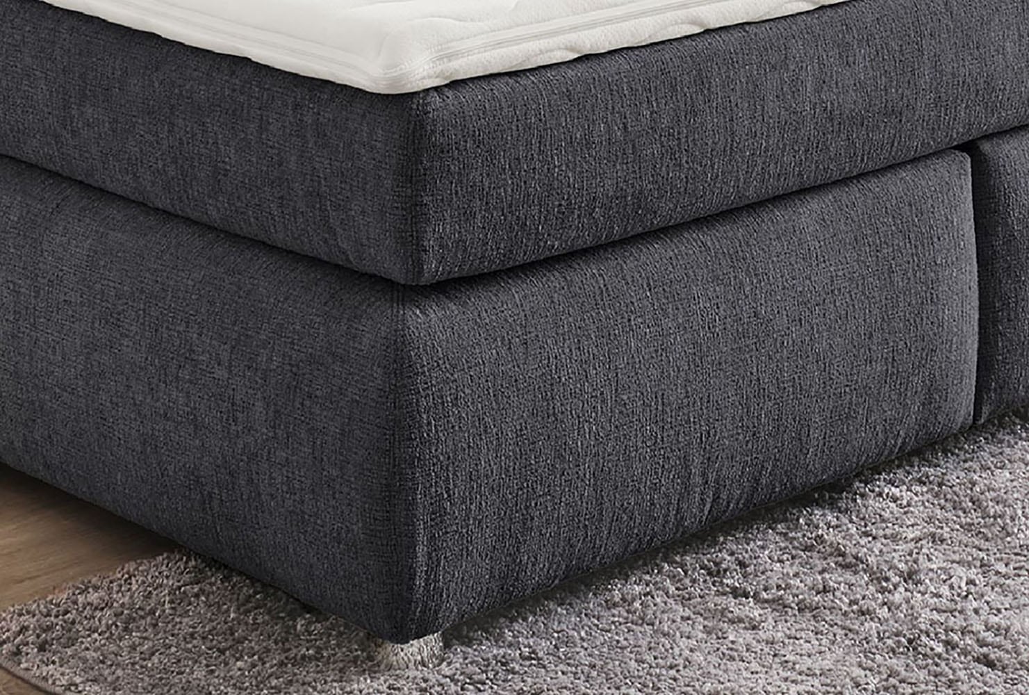 Jockenhöfer Gruppe Boxspringbett »"Carla", OTTOs Choice! Topseller, wahlweise mit oder ohne Bettkasten«, inkl. 4 Kissen, erhältlich in den Breiten 160 & 180cm