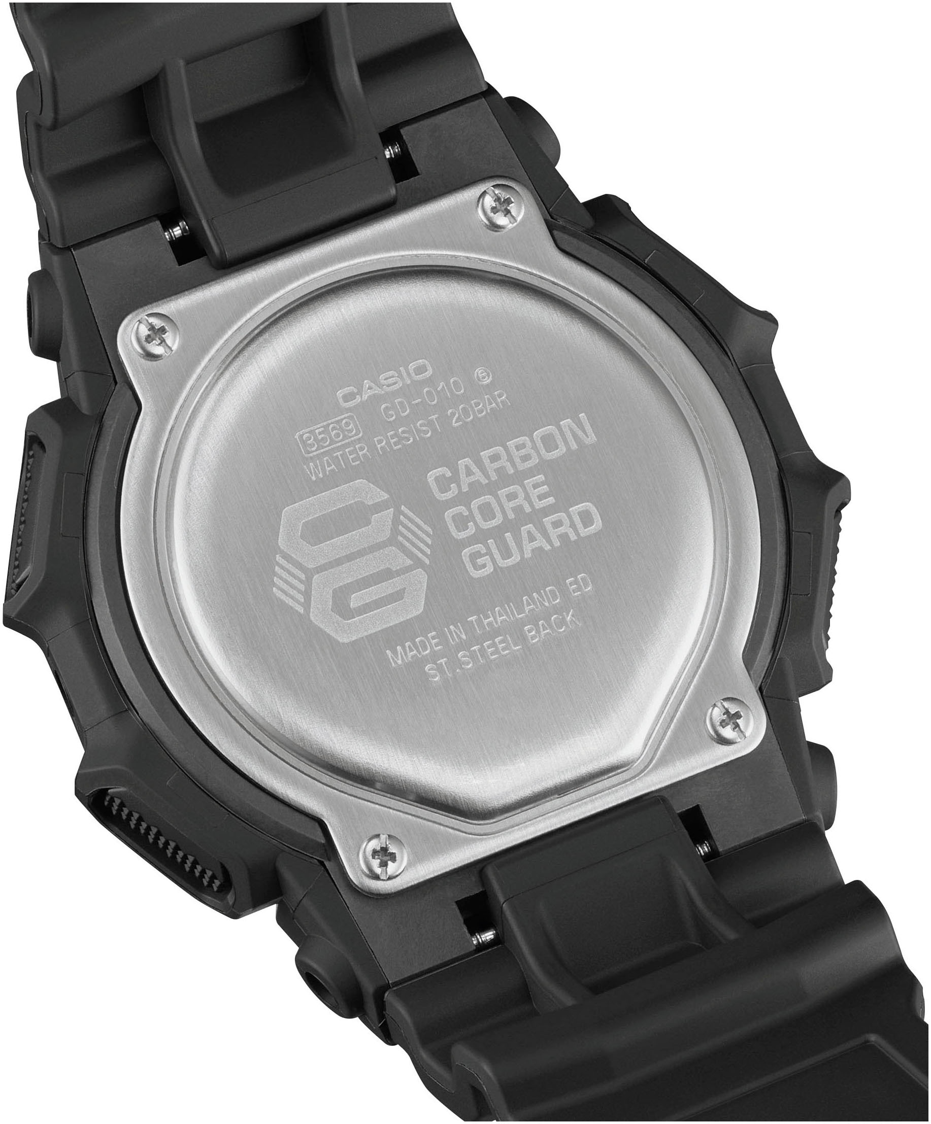 CASIO G-SHOCK Chronograph, Quarzuhr, Armbanduhr,Herrenuhr, digital, autom. Kalender, Resinarmband