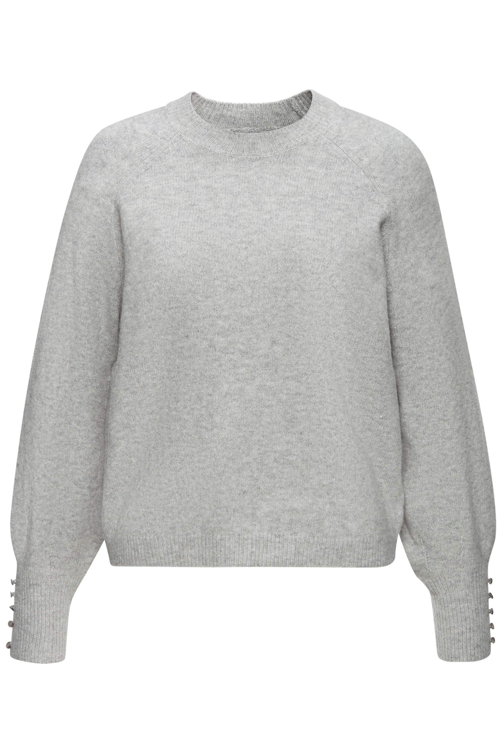 LASCANA Rundhalspullover, mit Zierknöpfen, Winterpullover, kuschelig