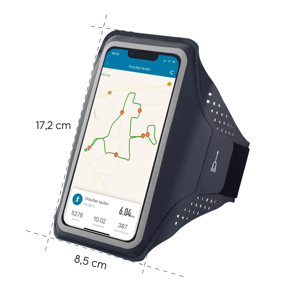 Hama Smartphone-Hülle »Sportarmband "Finest Sports" für Smartphones, Größe XL«, passend für Displaygröße 4,5" - 5,0"