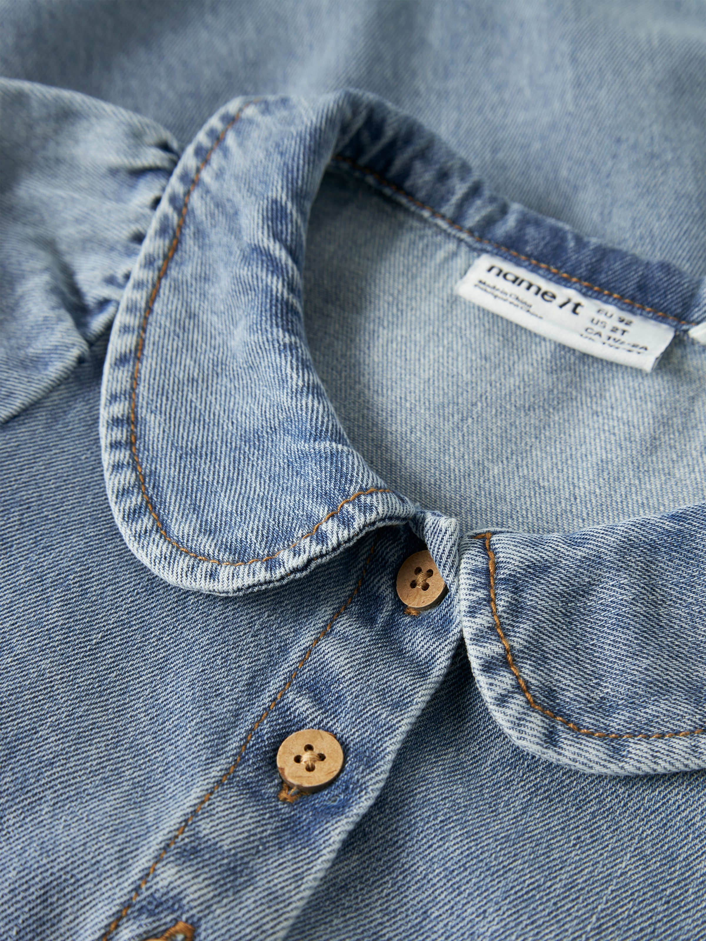 Name It Jeanskleid »NMFPOPPY DNM DRESS 5011-OV H« Baumwolle, relaxed fit