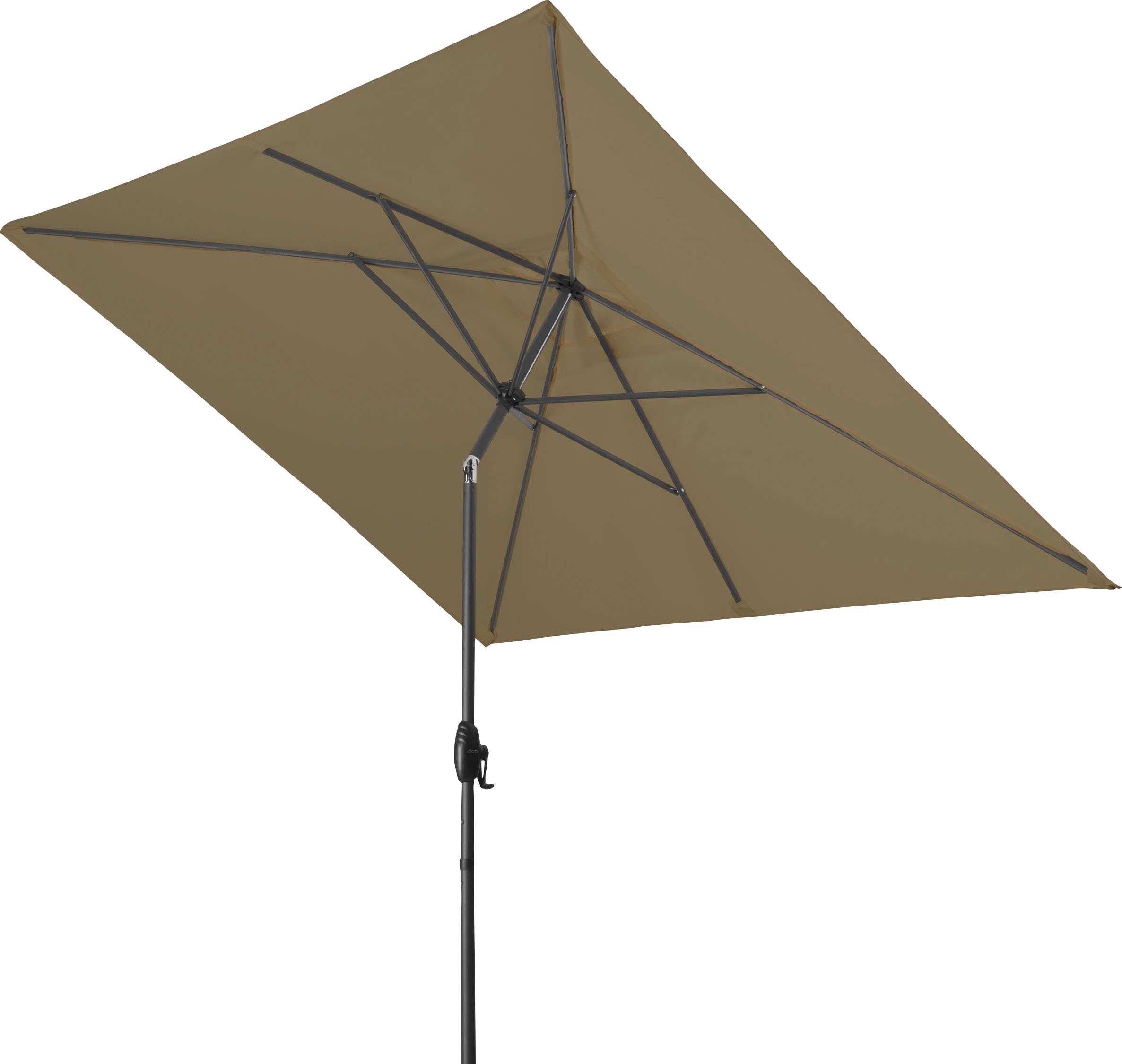 doppler® Rechteckschirm »Basic Lift Neo, TOPSELLER!«, (Rechtseckschirm), UV-beständig, Maße: 250x200 cm