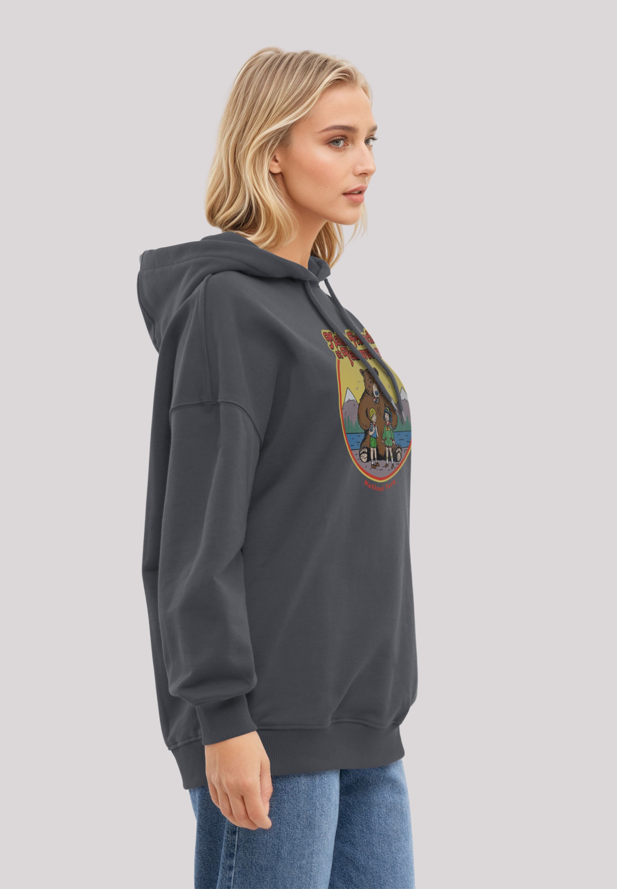 F4NT4STIC Kapuzenpullover »US National Parks Make Friends At Yellowstone« Premium Qualität