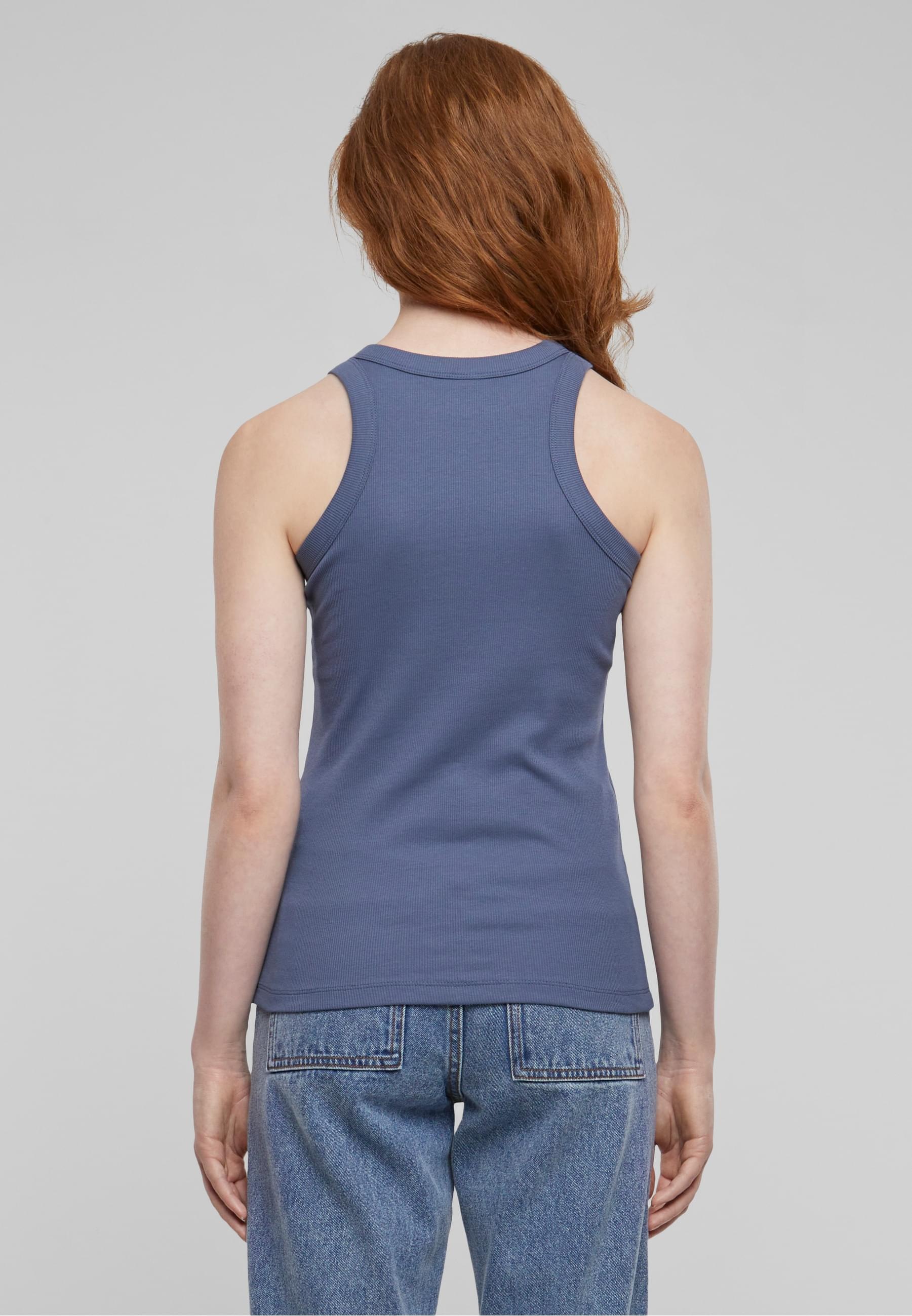URBAN CLASSICS Muskelshirt »Urban Classics Damen Ladies Racer Back Rib Top«, (1 tlg.)